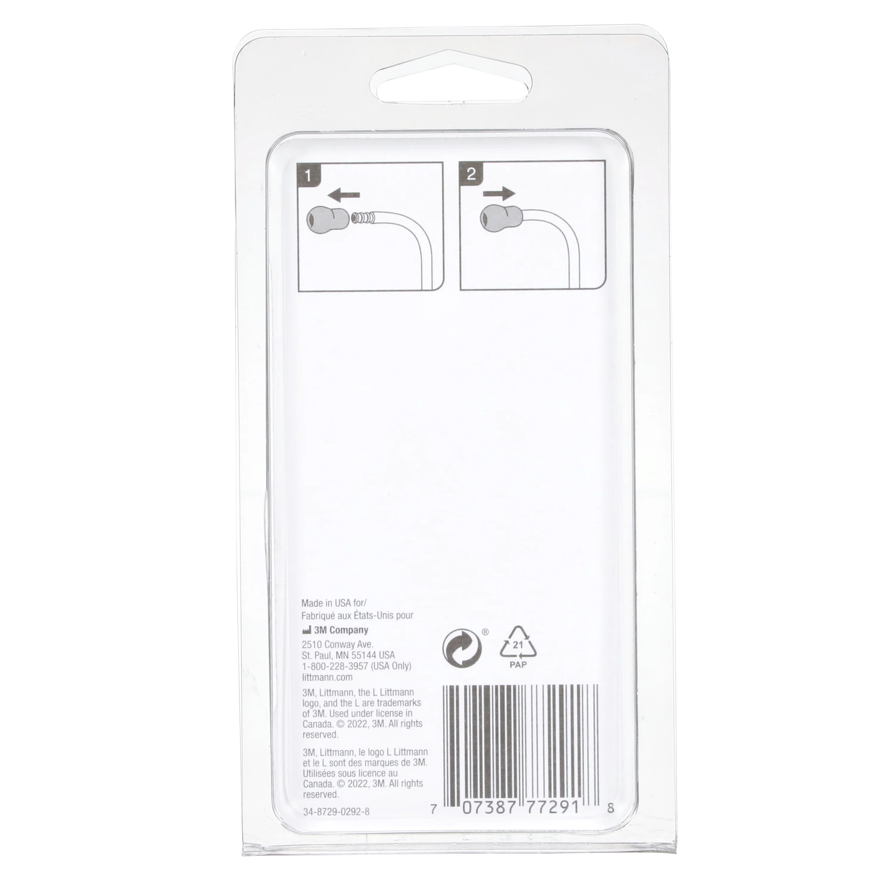 Littmann Snap Tight Soft-Sealing Eartips, Grey Small & Large - Image 3