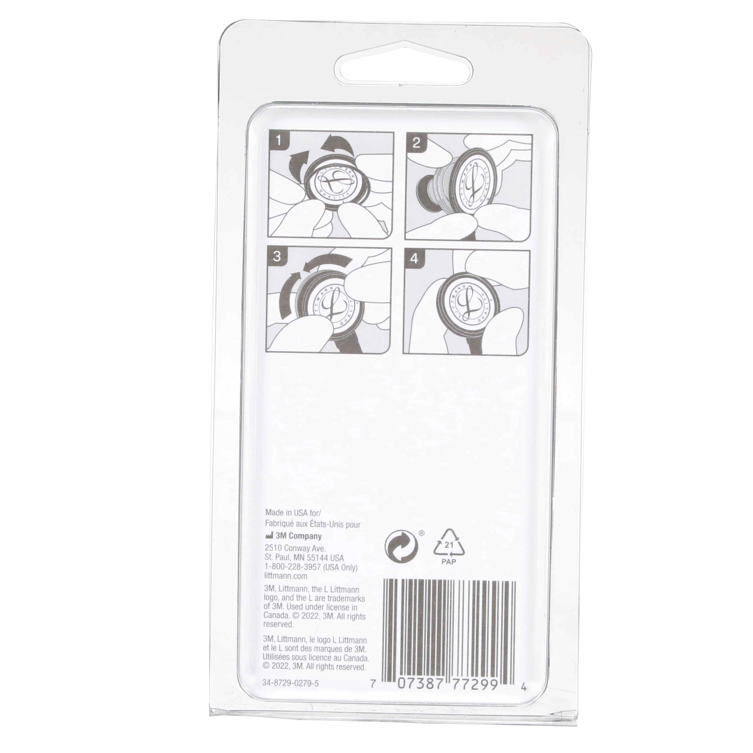 Littmann Spare Parts Kit - Classic II Paediatric Stethoscopes Diaphragm Assembly - Image 4