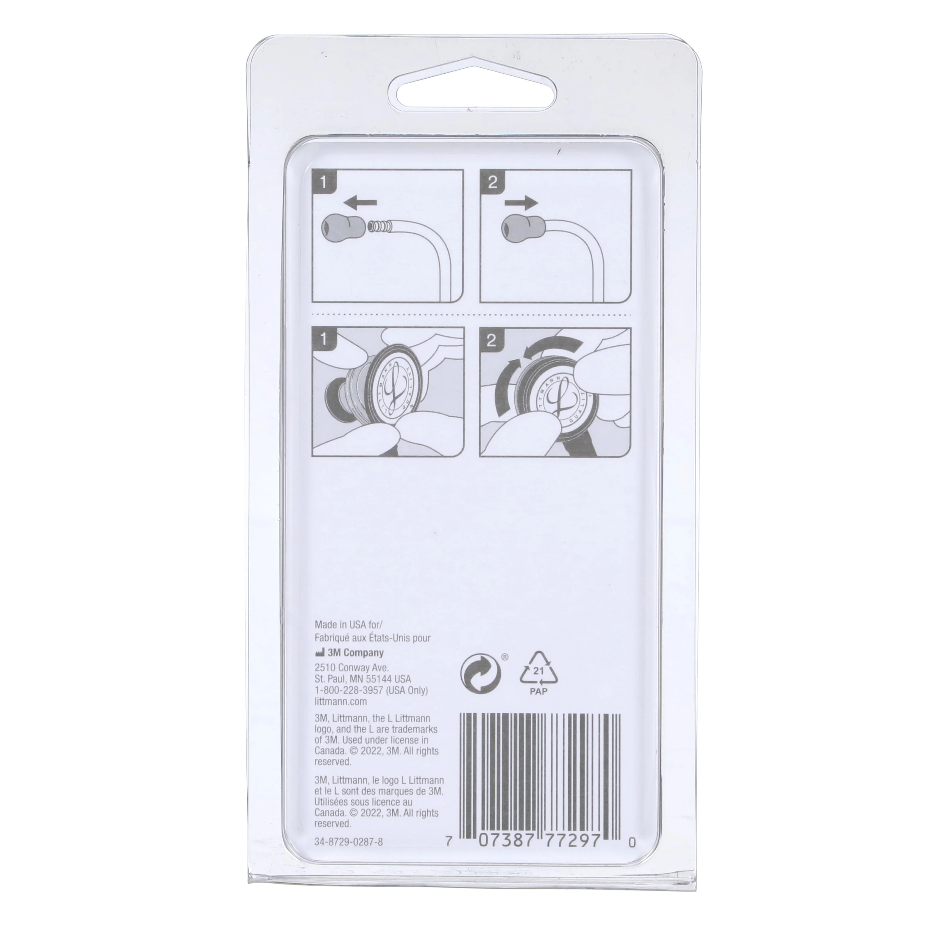 Littmann Spare Parts Kit - Classic II S.E. Stethoscopes - Grey - Image 3