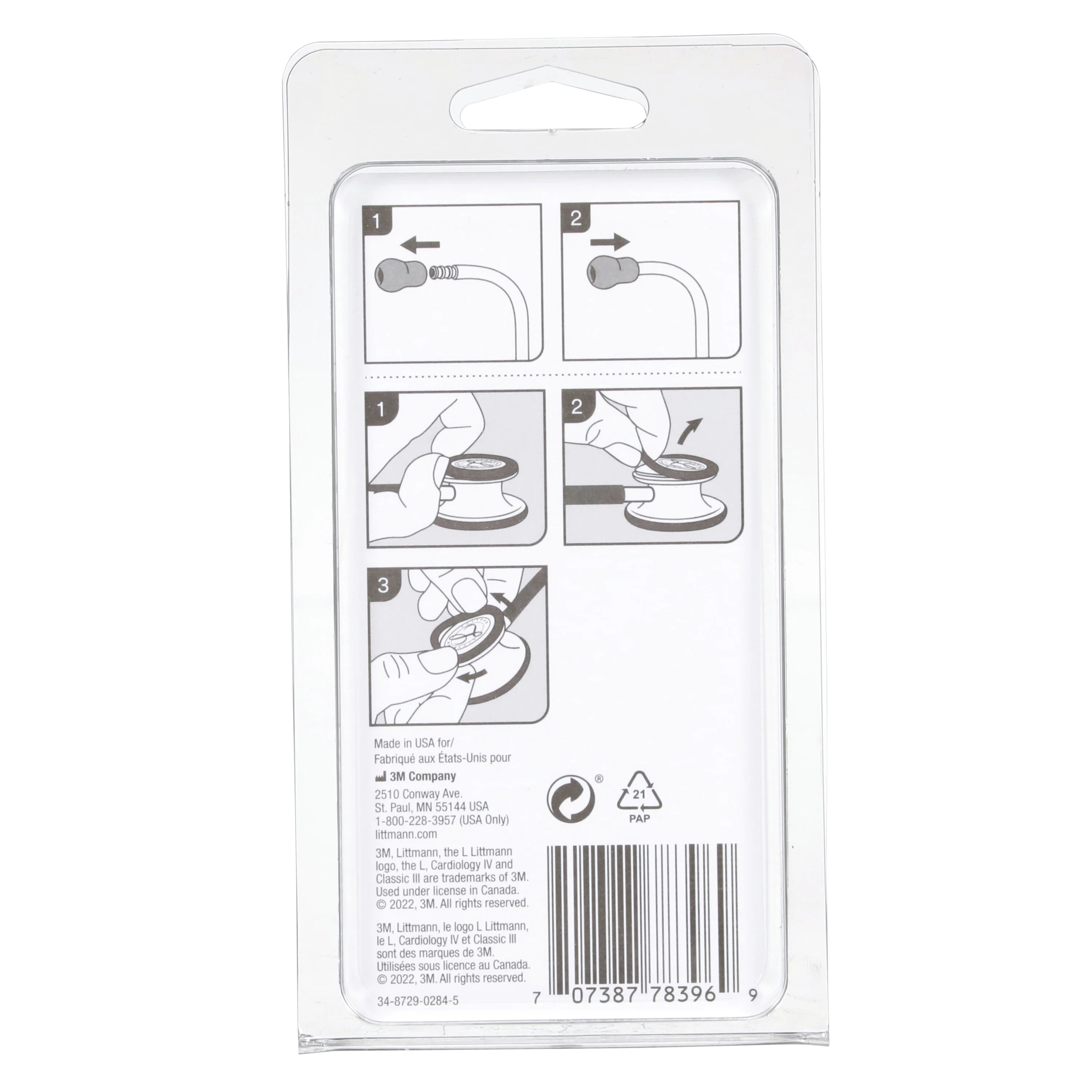 Littmann Spare Parts Kit - Classic III/Cardiology IV Stethoscopes - Grey - Image 4