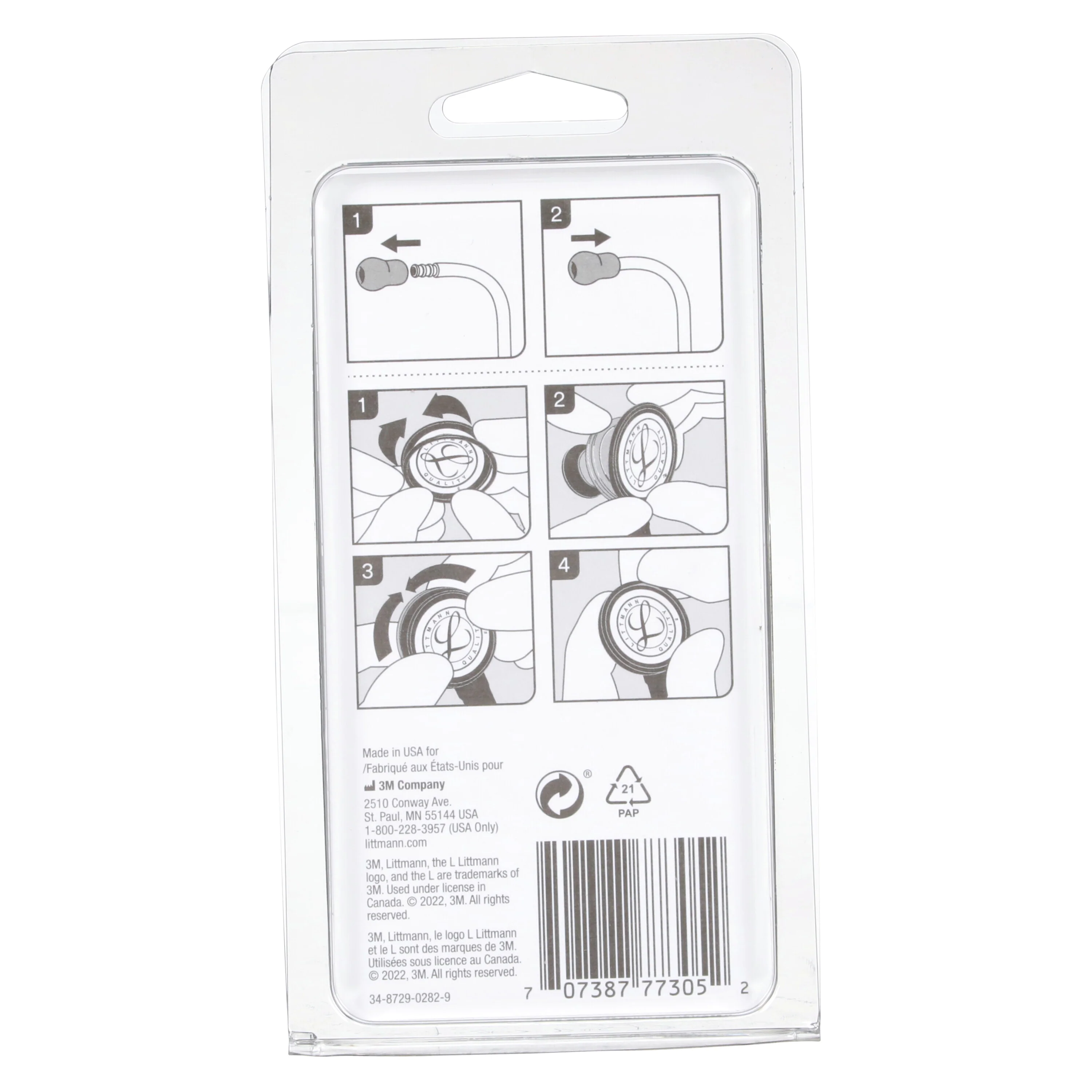 Littmann Spare Parts Kit - Lightweight II S.E. Stethoscopes - Black - Image 4