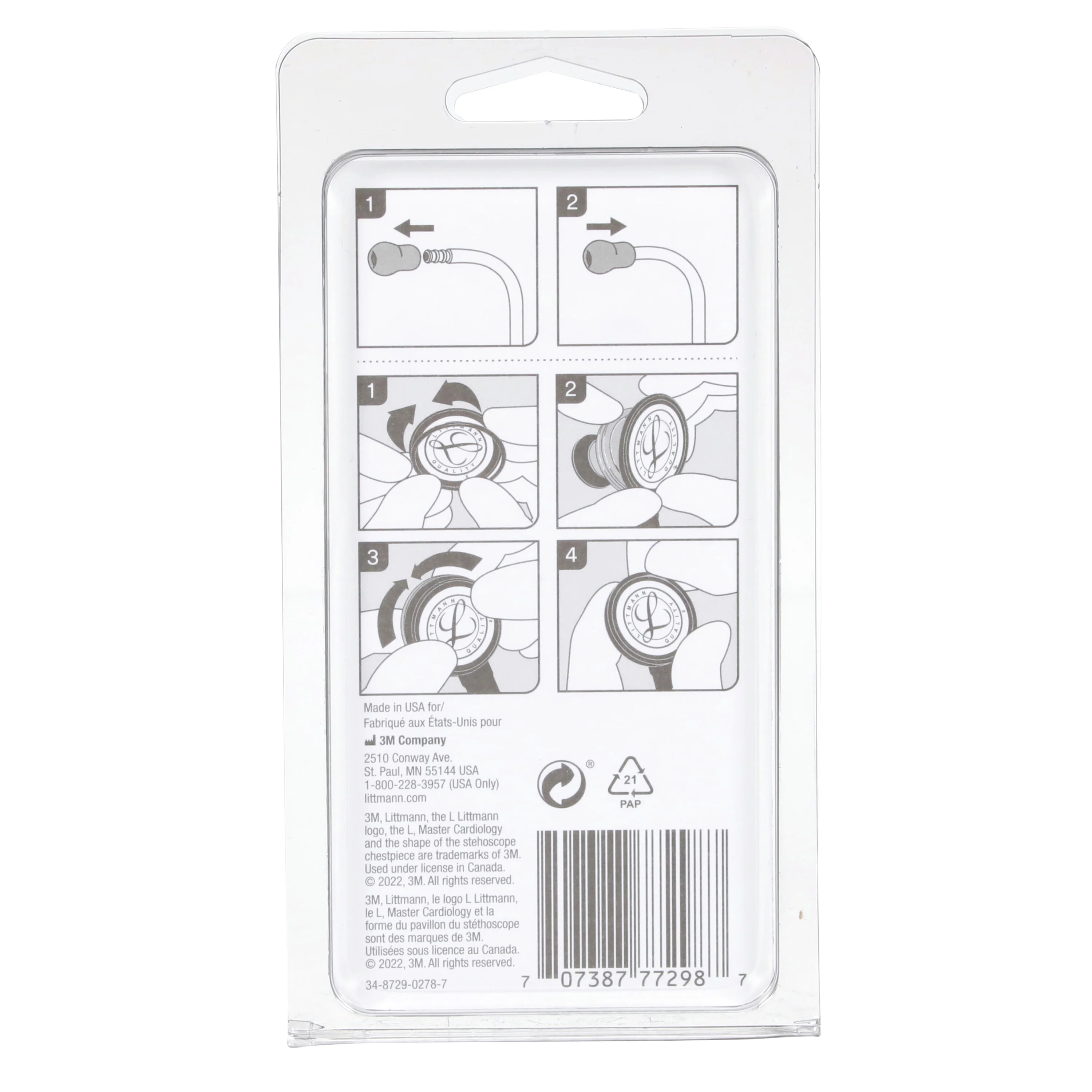 Littmann Spare Parts Kit - Master Cardiology Stethoscopes - Black - Image 4