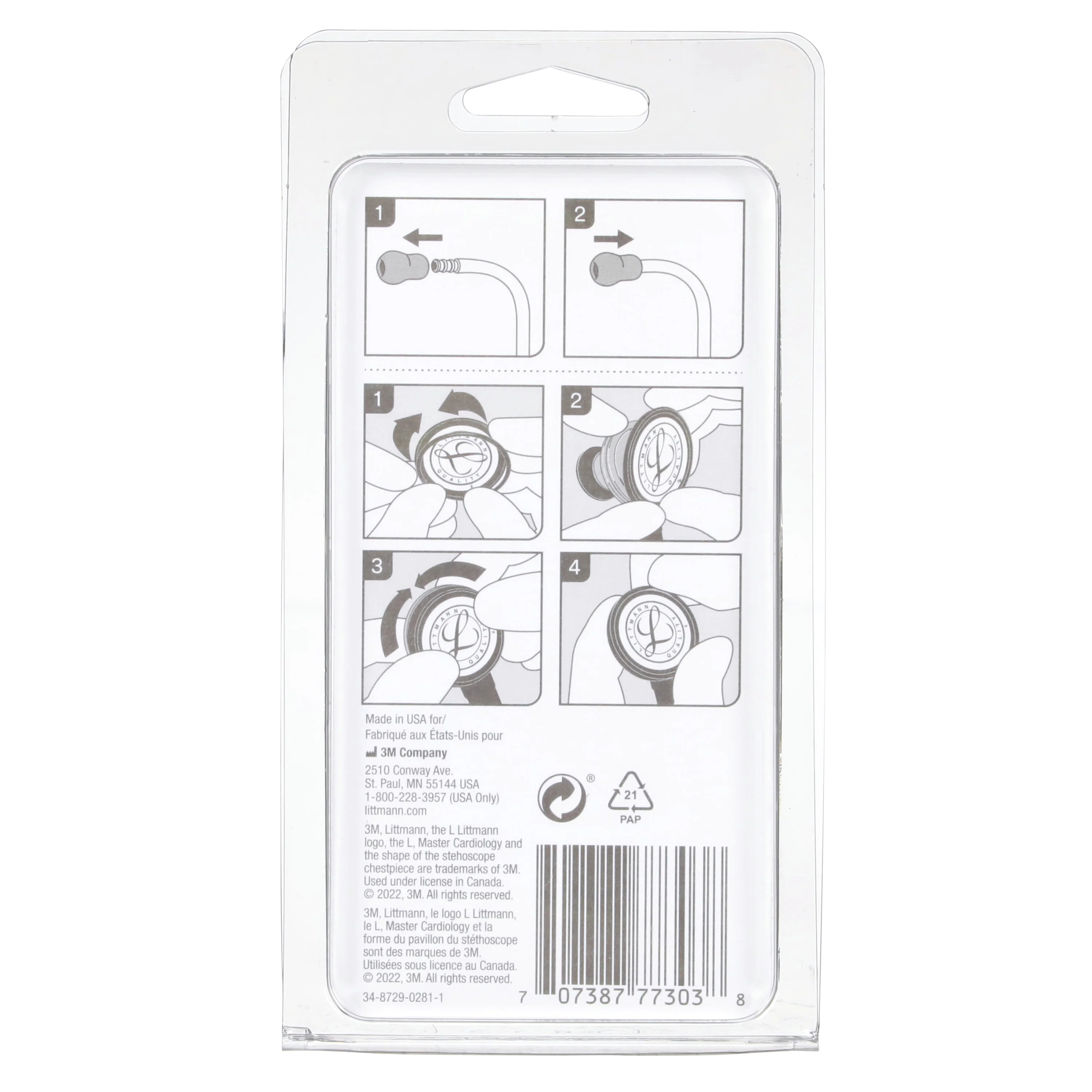 Littmann Spare Parts Kit - Master Cardiology Stethoscopes - Grey - Image 4
