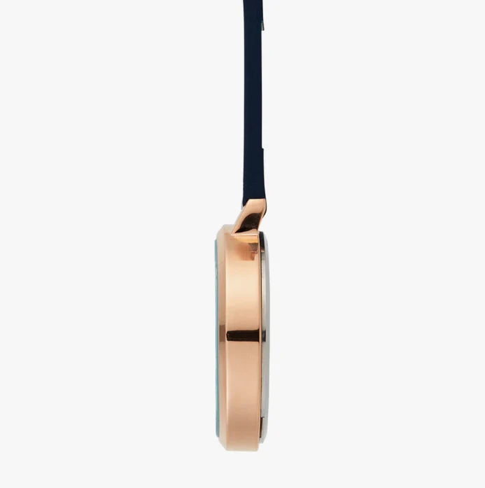 Annie Apple Meraki Mother of Pearl/Rose Gold/Navy Leather Fob Watch - Image 5