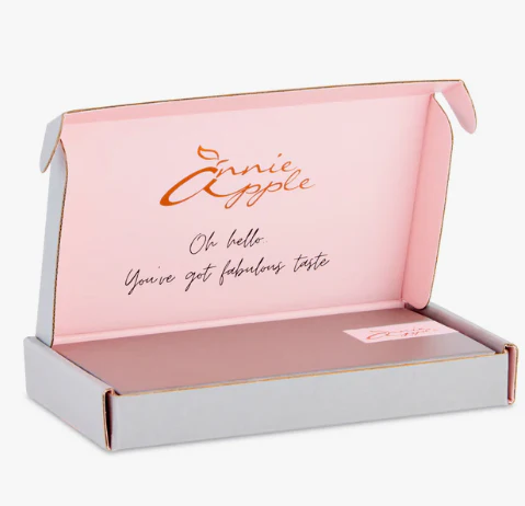 Annie Apple Meraki Mother of Pearl/Rose Gold/Navy Leather Fob Watch - Image 8