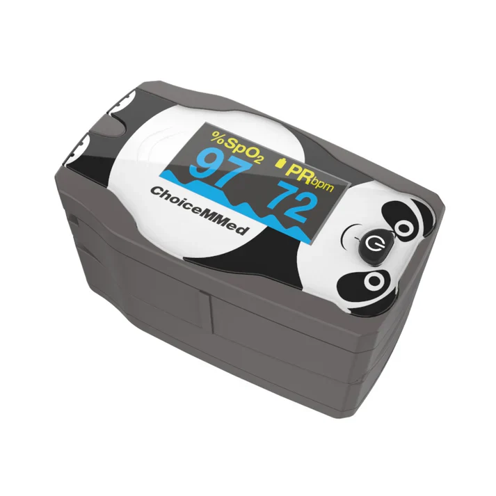 ChoiceMMEd Cartoon Panda Fingertip Pulse Oximeter - Image 3