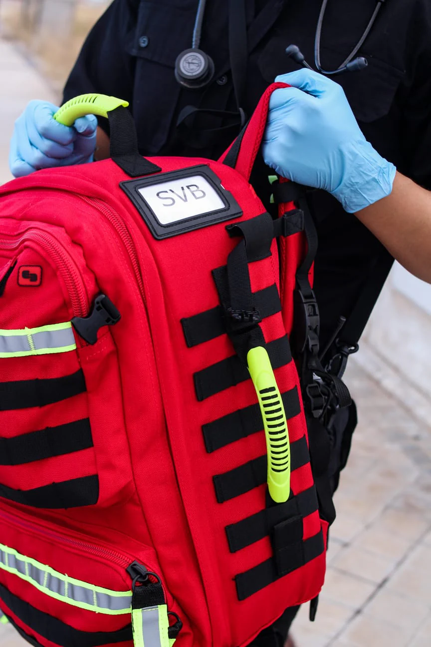 Elite Paramedic Rescue Backpack - Red - Image 16