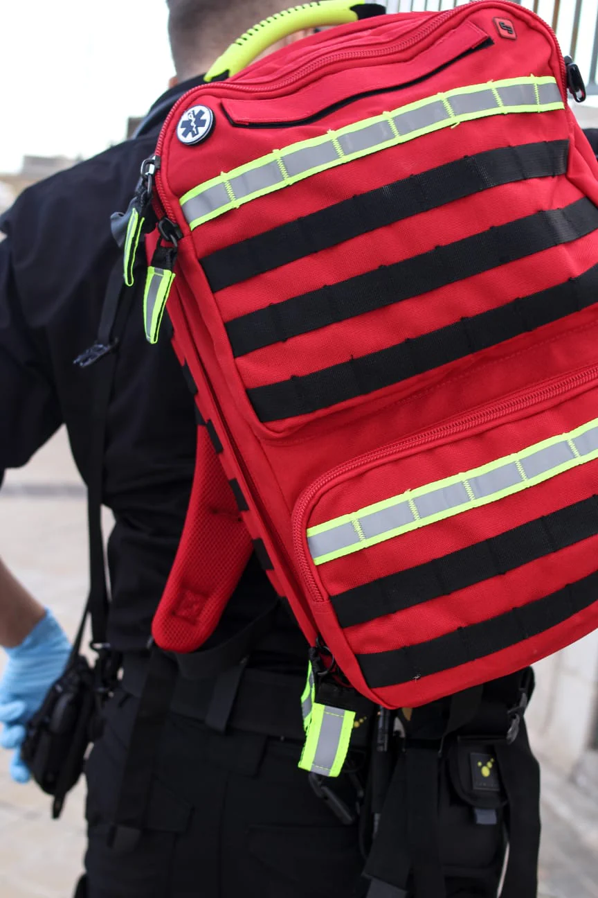 Elite Paramedic Rescue Backpack - Red - Image 18