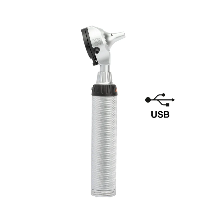 HEINE BETA 200 LED F.O. Otoscope With USB Rechargable Handle - Image 2