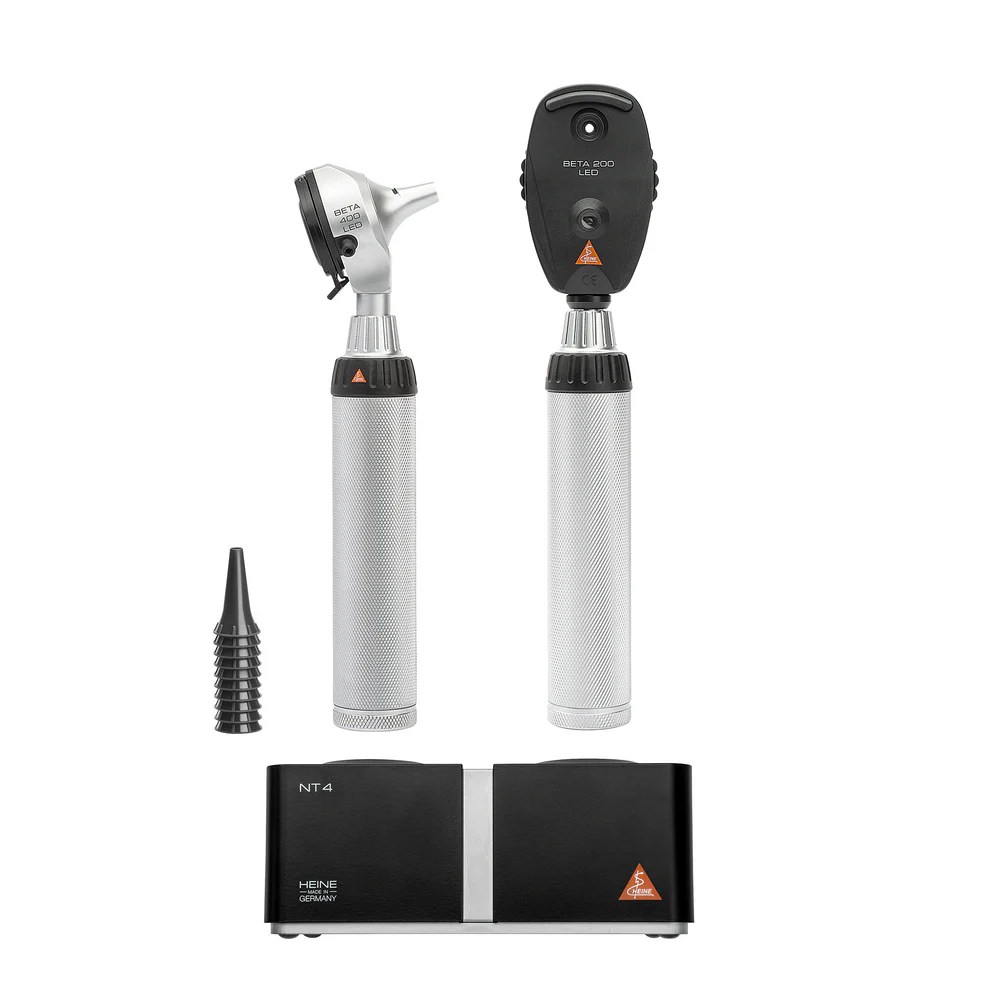 HEINE BETA 400 / 200 LED Diagnostic Set – Otoscope and Ophthalmoscope - Image 2