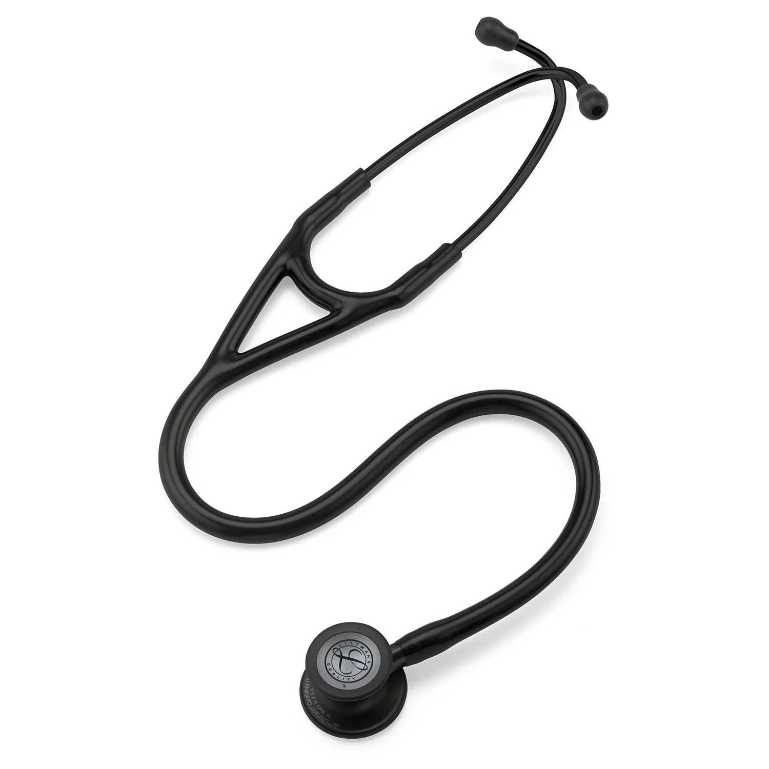 Littmann Cardiology IV Diagnostic Stethoscope: All Black 6163 - OVER ENGRAVED - Image 8