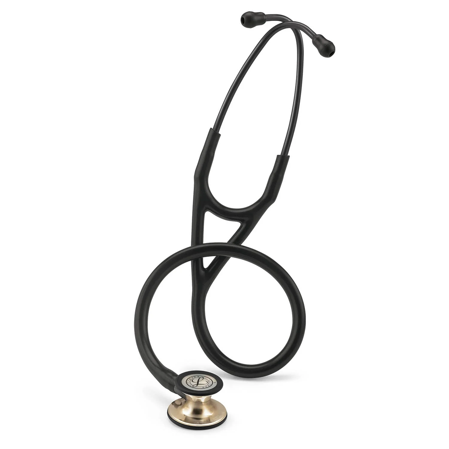 Littmann Cardiology IV Diagnostic Stethoscope: Black - Champagne Finish 6179 - OVER ENGRAVED - Image 6