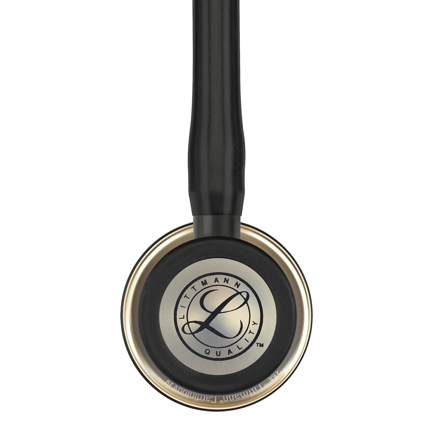 Littmann Cardiology IV Diagnostic Stethoscope: Black - Champagne Finish 6179 - OVER ENGRAVED - Image 8