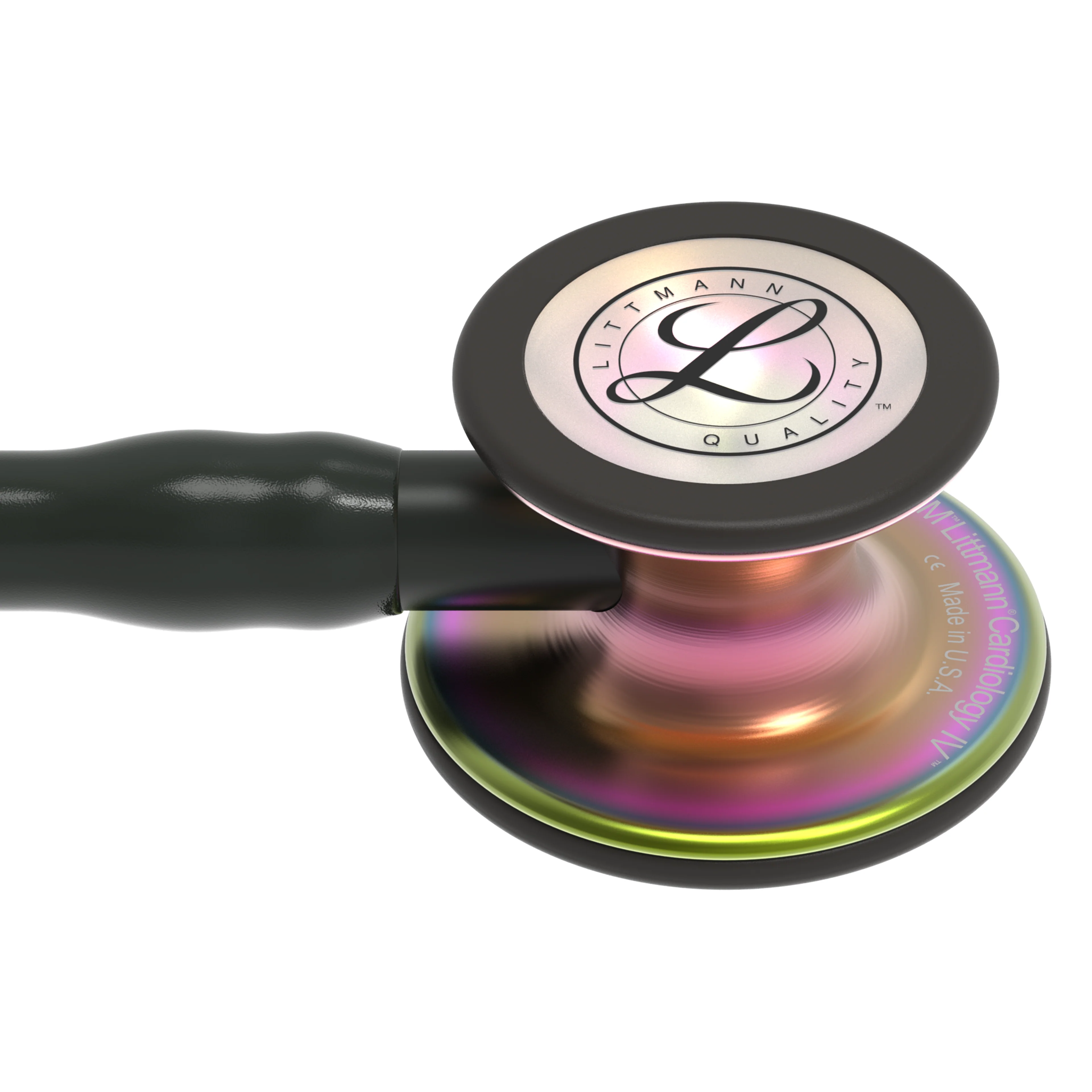 Littmann Cardiology IV Diagnostic Stethoscope: Black & Rainbow 6165 - Image 3