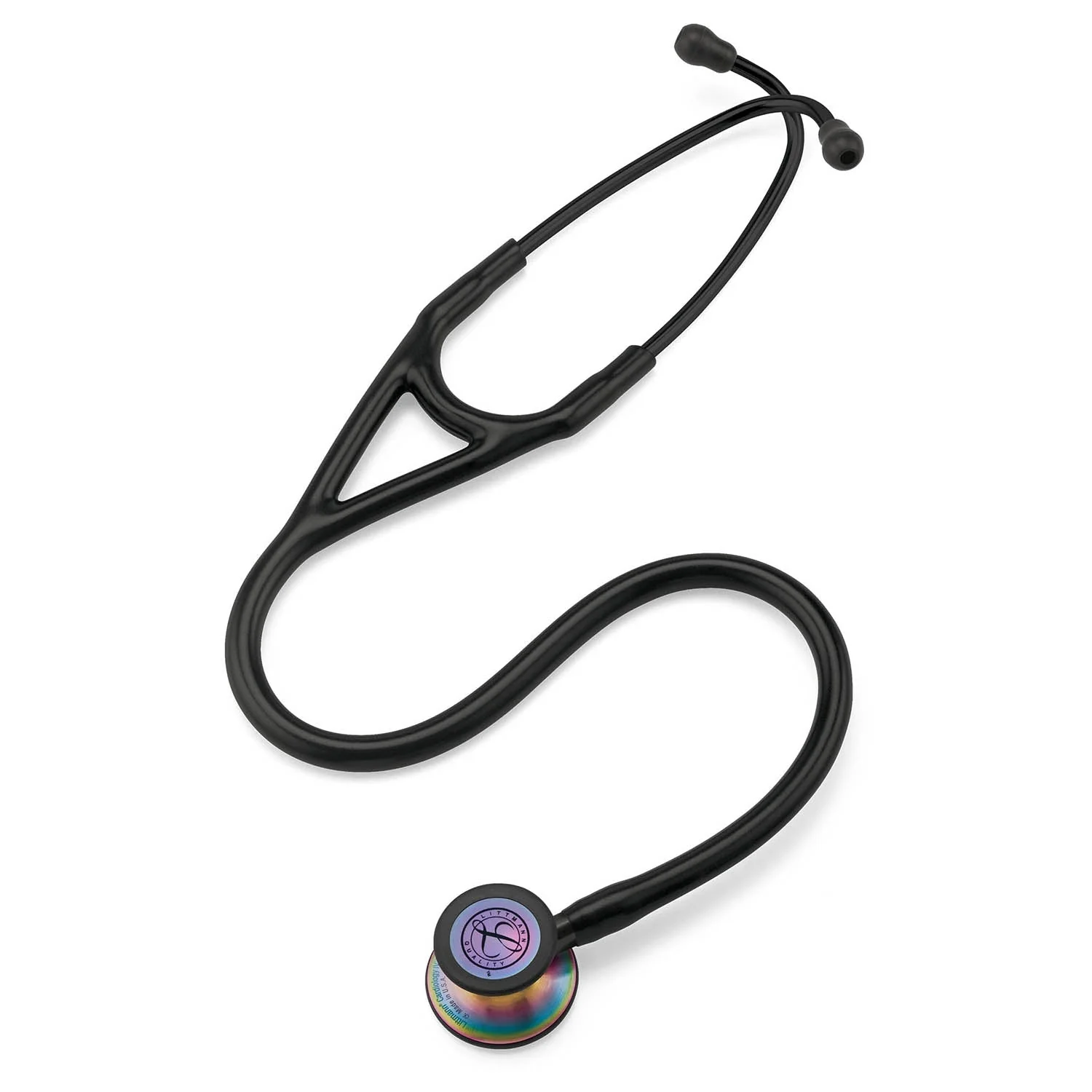 Littmann Cardiology IV Diagnostic Stethoscope: Black & Rainbow 6165 - Image 8