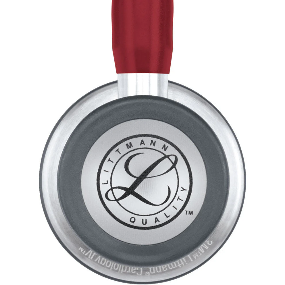 Littmann Cardiology IV Diagnostic Stethoscope: Burgundy 6184 - OVER ENGRAVED - Image 6