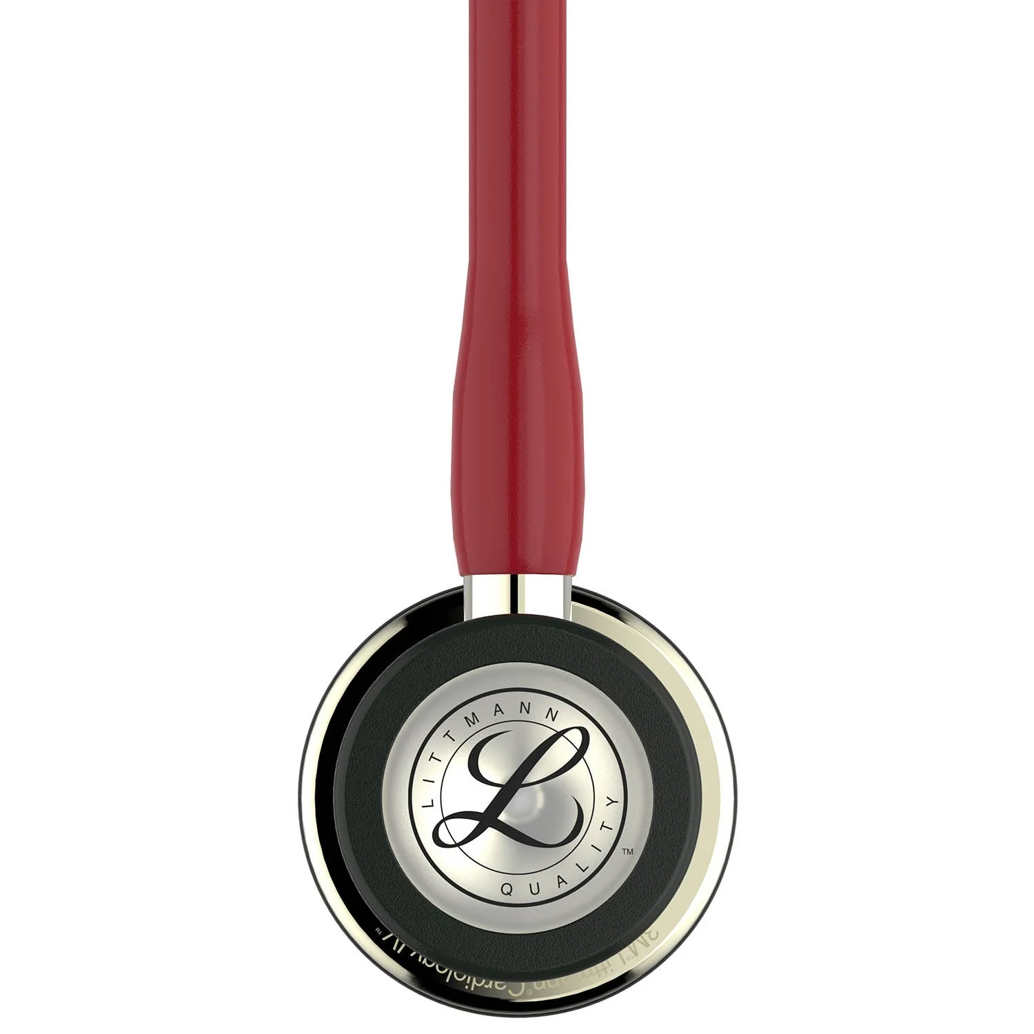 Littmann Cardiology IV Diagnostic Stethoscope: Champagne & Burgundy Tube 6176 - OVER ENGRAVED - Image 5