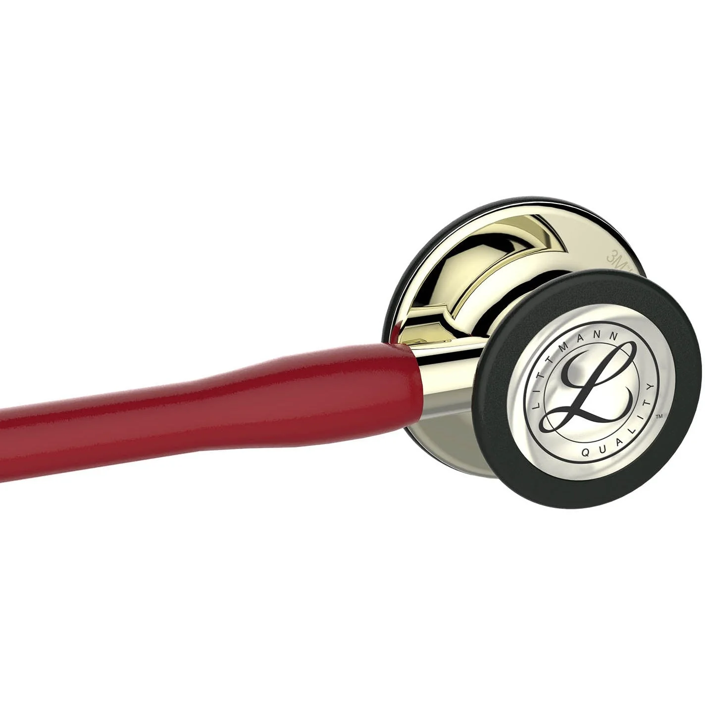 Littmann Cardiology IV Diagnostic Stethoscope: Champagne & Burgundy Tube 6176 - OVER ENGRAVED - Image 8