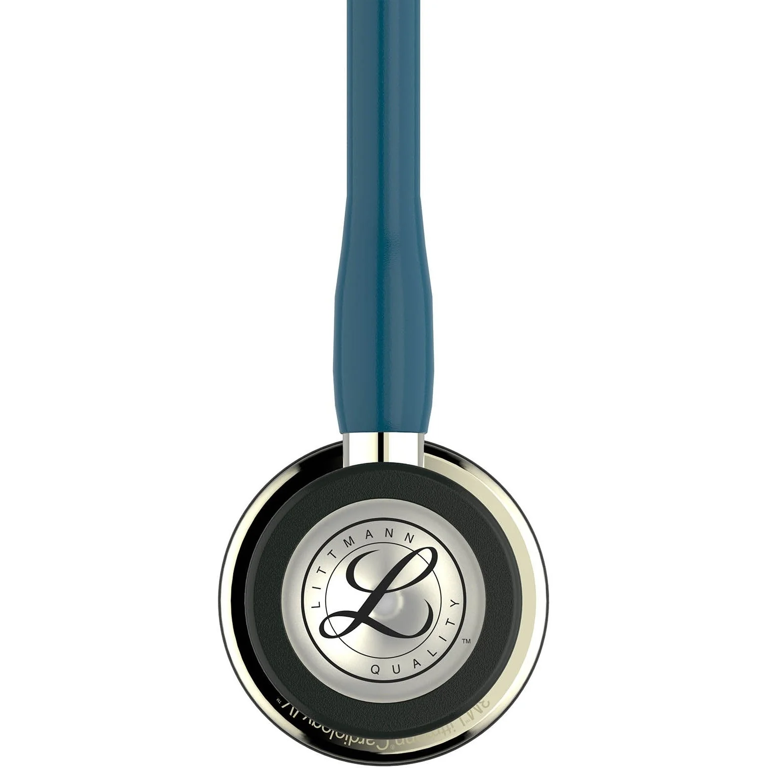 Littmann Cardiology IV Diagnostic Stethoscope: Champagne & Caribbean Blue 6190 - OVER ENGRAVED - Image 8