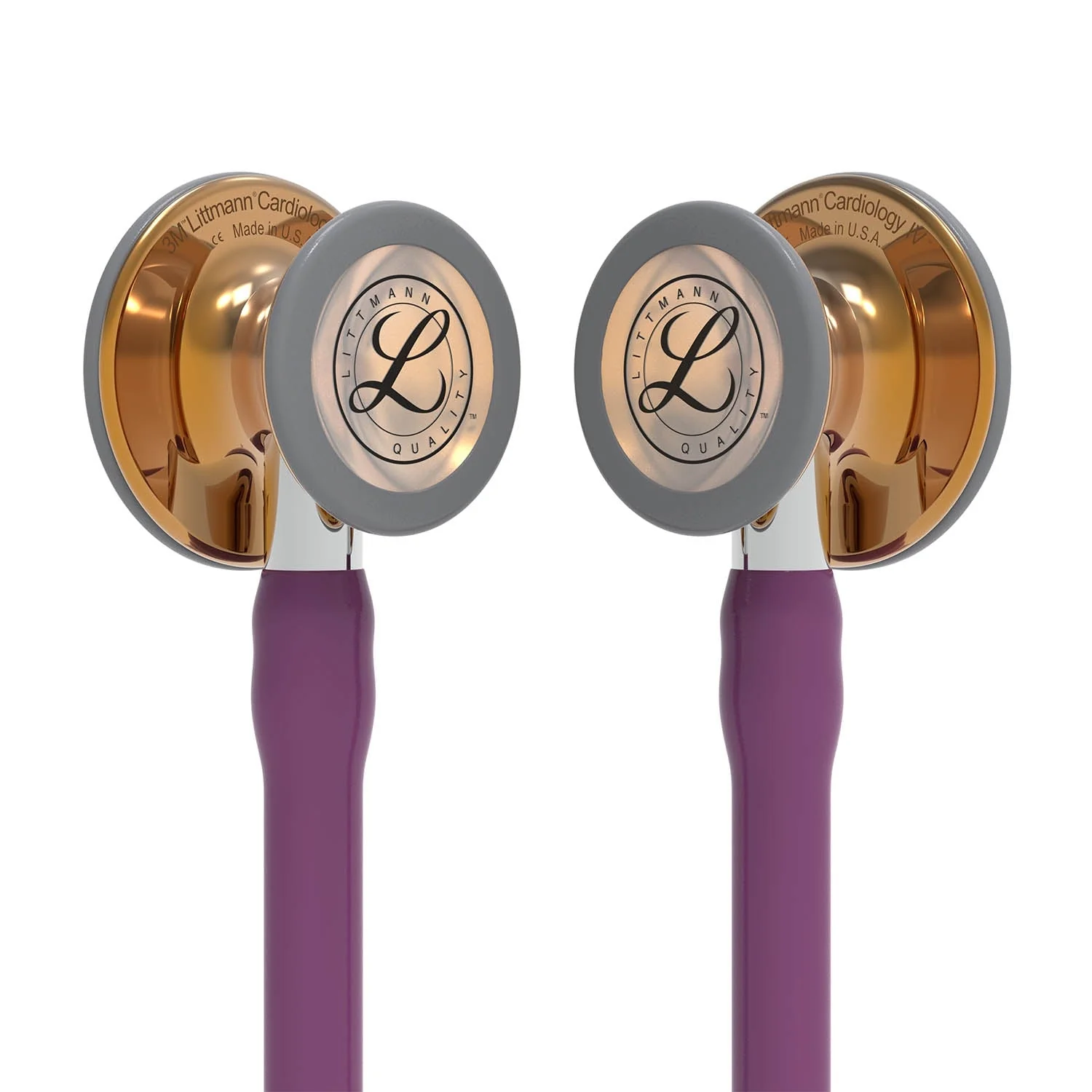Littmann Cardiology IV Diagnostic Stethoscope: High Polish Copper & Plum - 6181 - Image 3