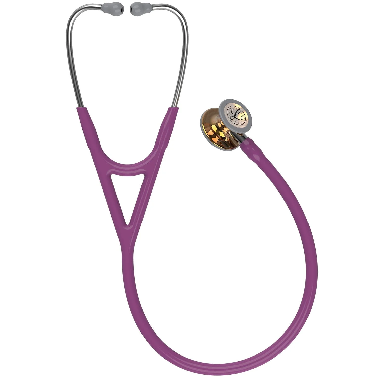 Littmann Cardiology IV Diagnostic Stethoscope: High Polish Copper & Plum - 6181 - Image 6