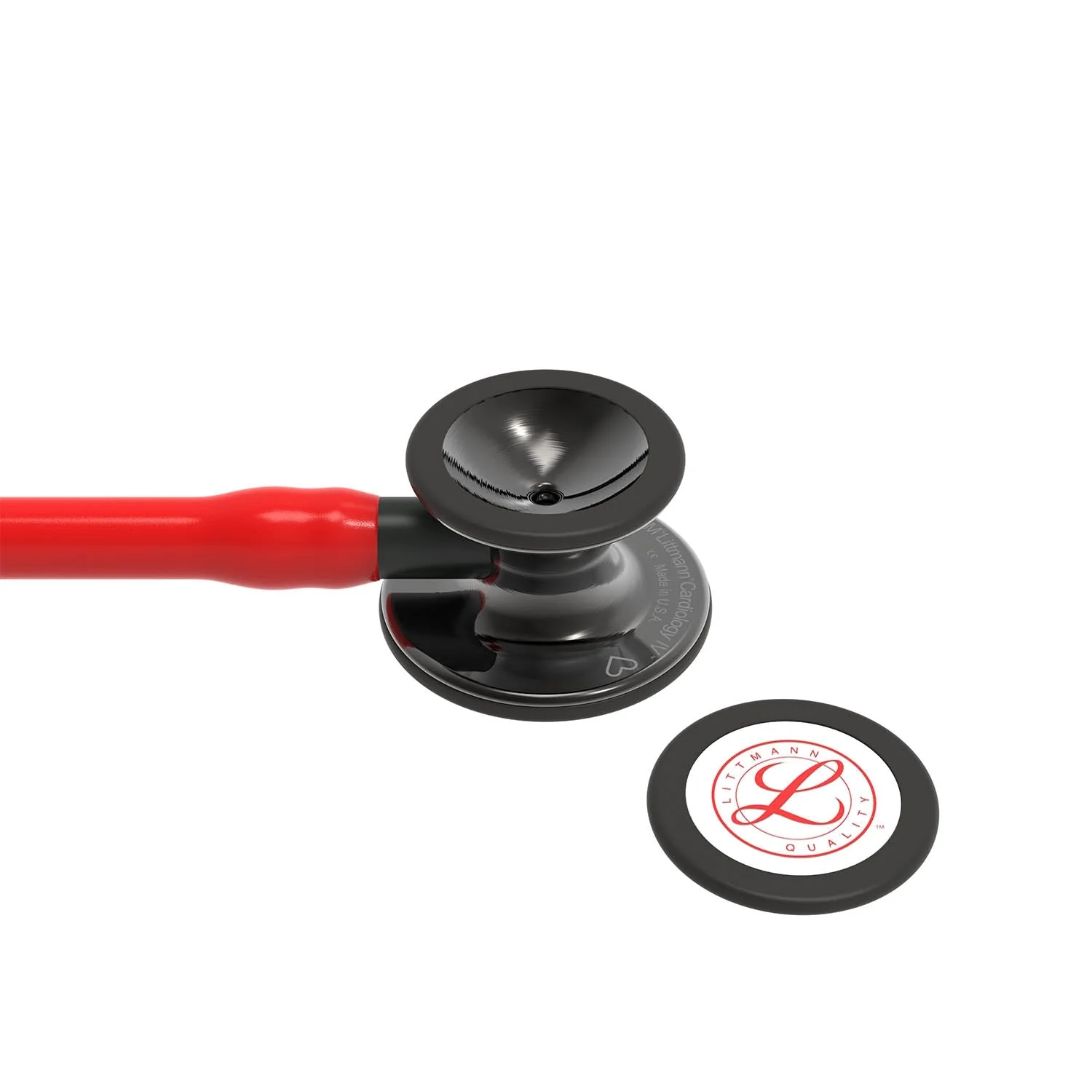 Littmann Cardiology IV Diagnostic Stethoscope: Red & Smoke - Limited Edition 6182 - Image 5