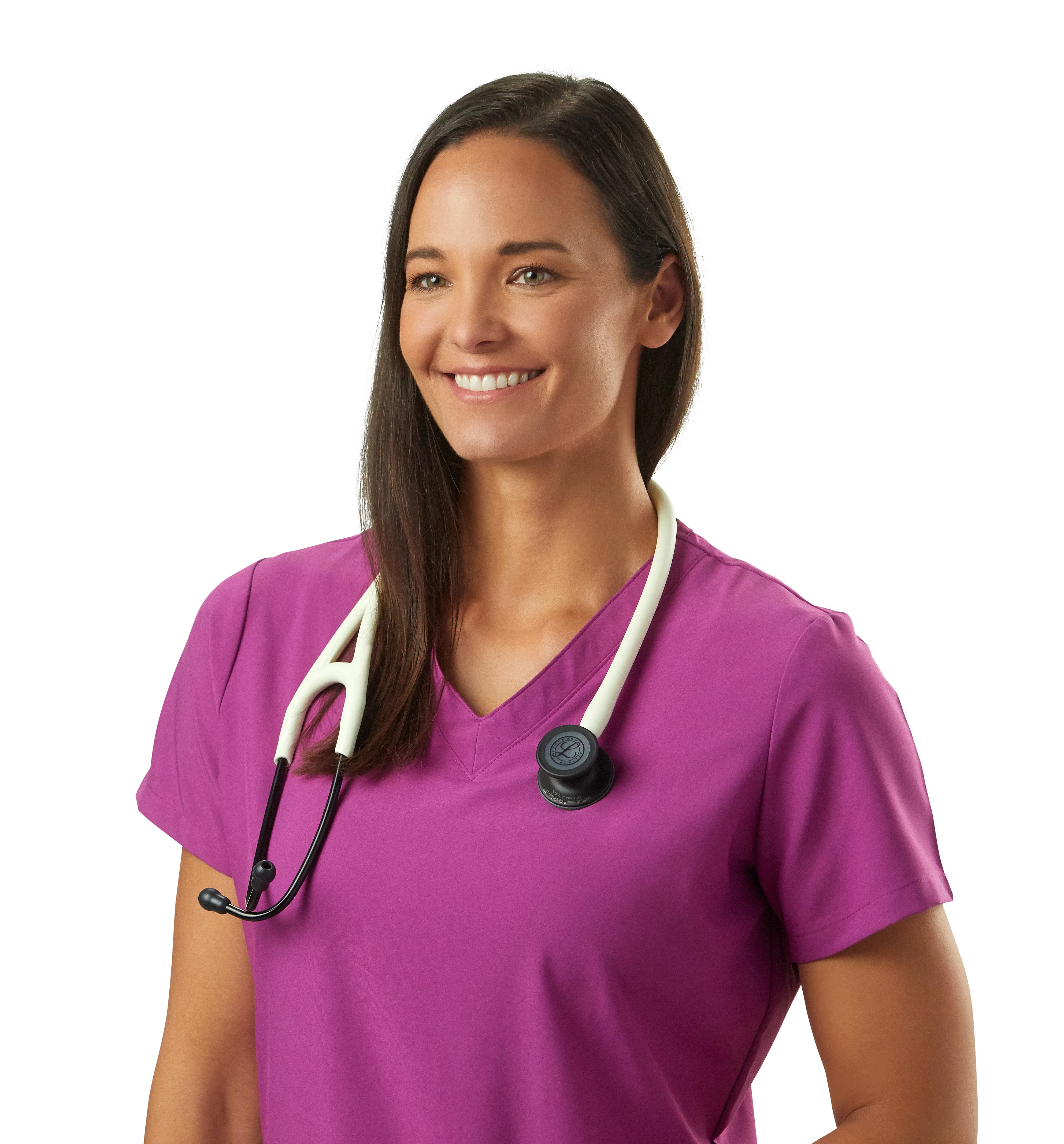 Littmann Cardiology IV Diagnostic Stethoscope: Satin Alabaster 6186C - OVER ENGRAVED - Image 4