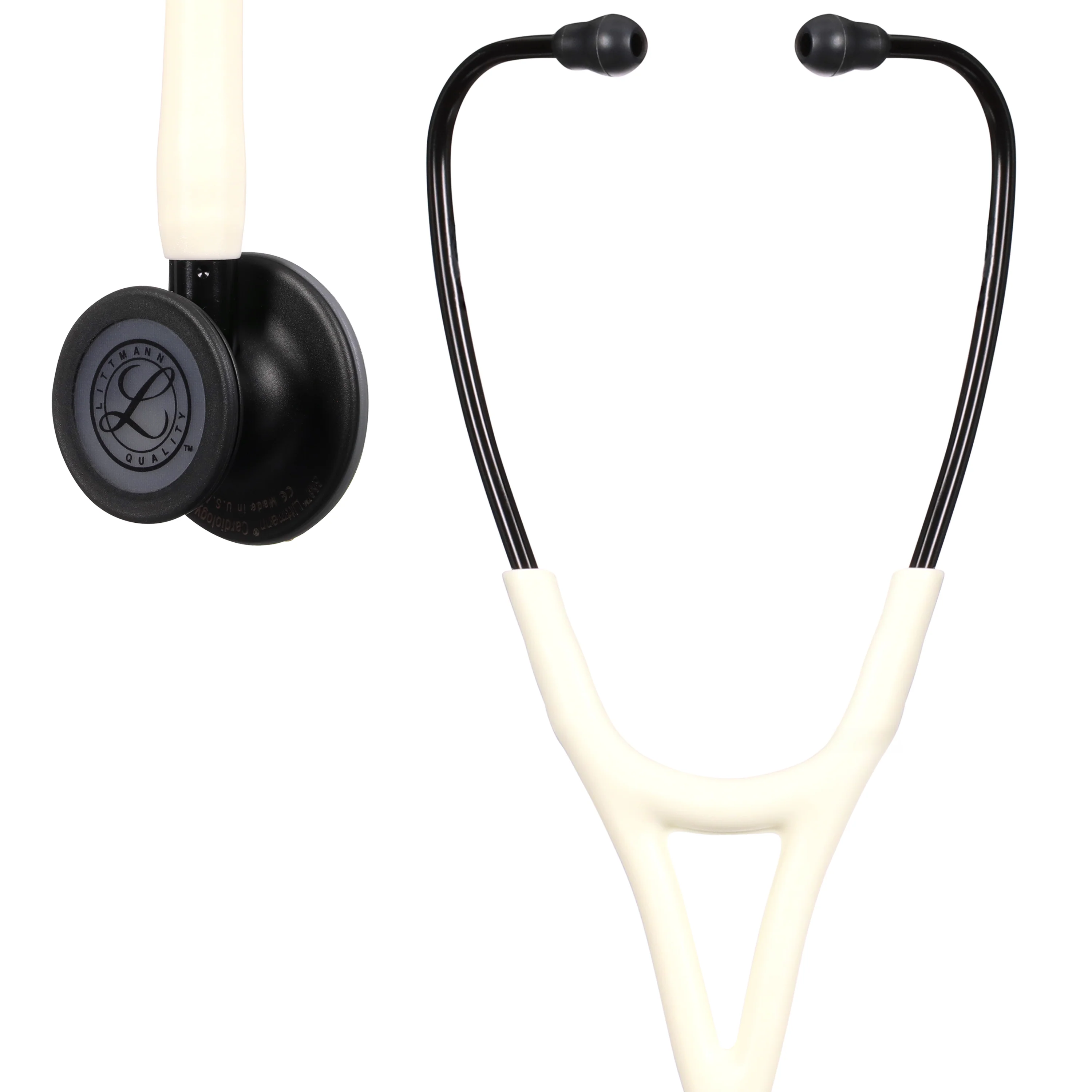 Littmann Cardiology IV Diagnostic Stethoscope: Satin Alabaster 6186C - OVER ENGRAVED - Image 5