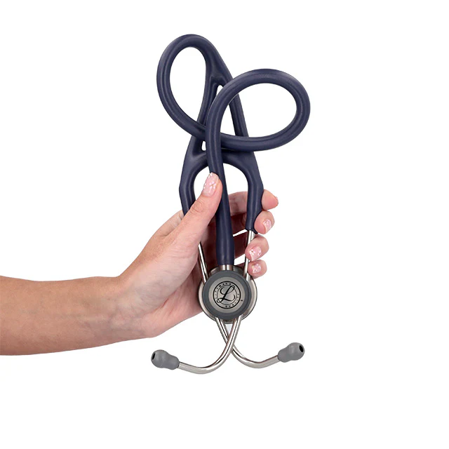 Littmann Cardiology IV Diagnostic Stethoscope: Satin Midnight Blue 6187C - OVER ENGRAVED - Image 2