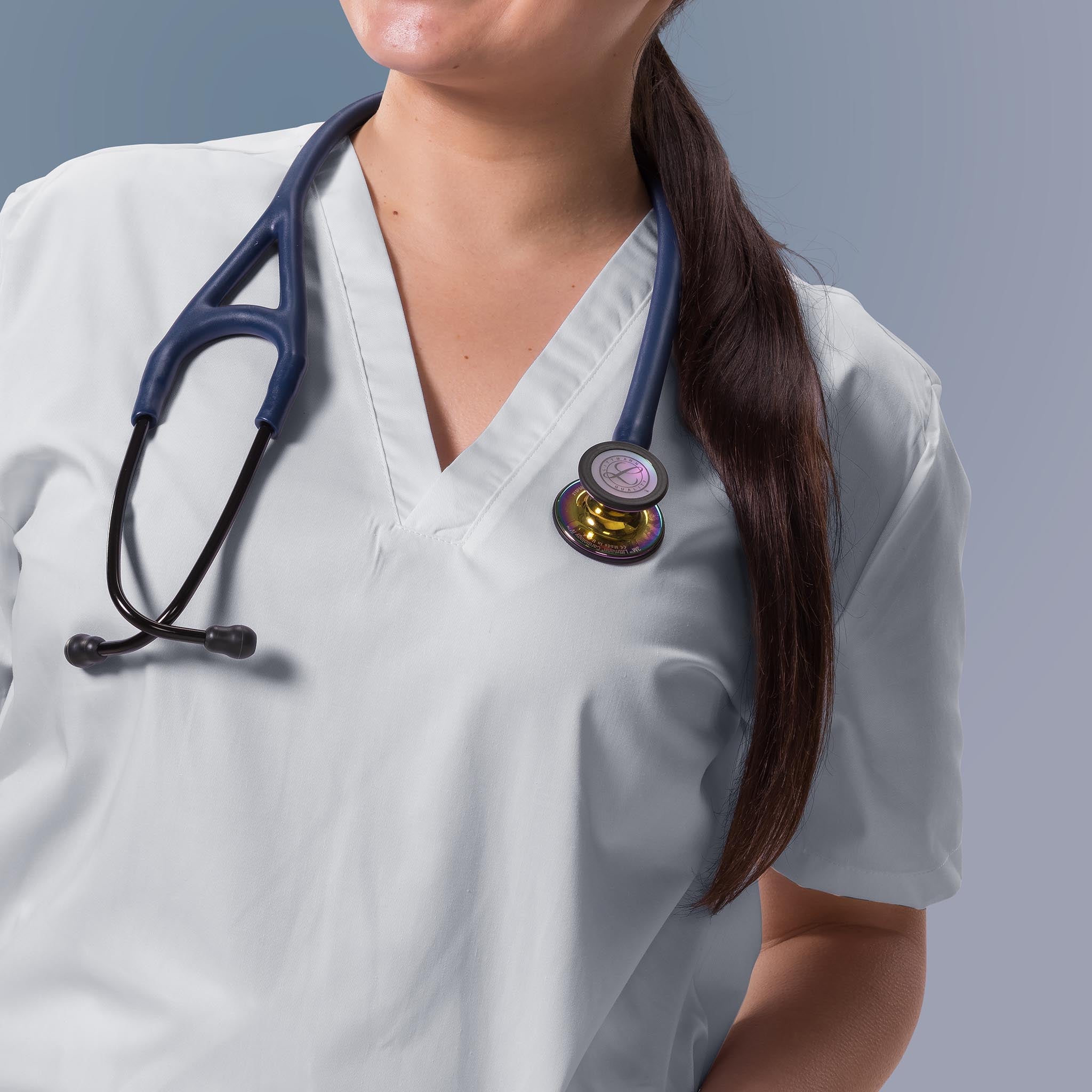 Littmann Cardiology IV Diagnostic Stethoscope: Satin Navy Blue 6242C - Image 6
