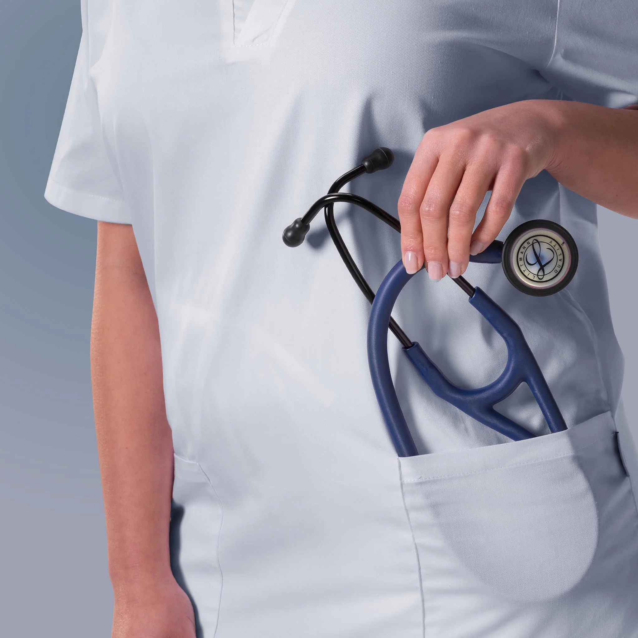 Littmann Cardiology IV Diagnostic Stethoscope: Satin Navy Blue 6242C - Image 7
