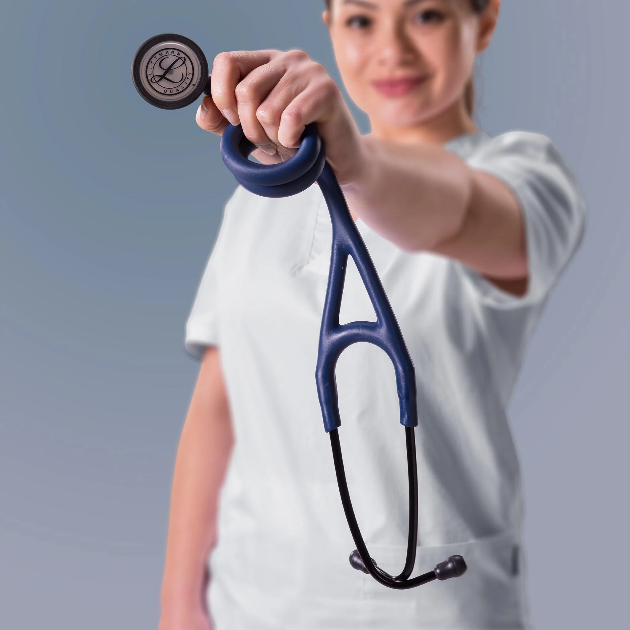 Littmann Cardiology IV Diagnostic Stethoscope: Satin Navy Blue 6242C - Image 8