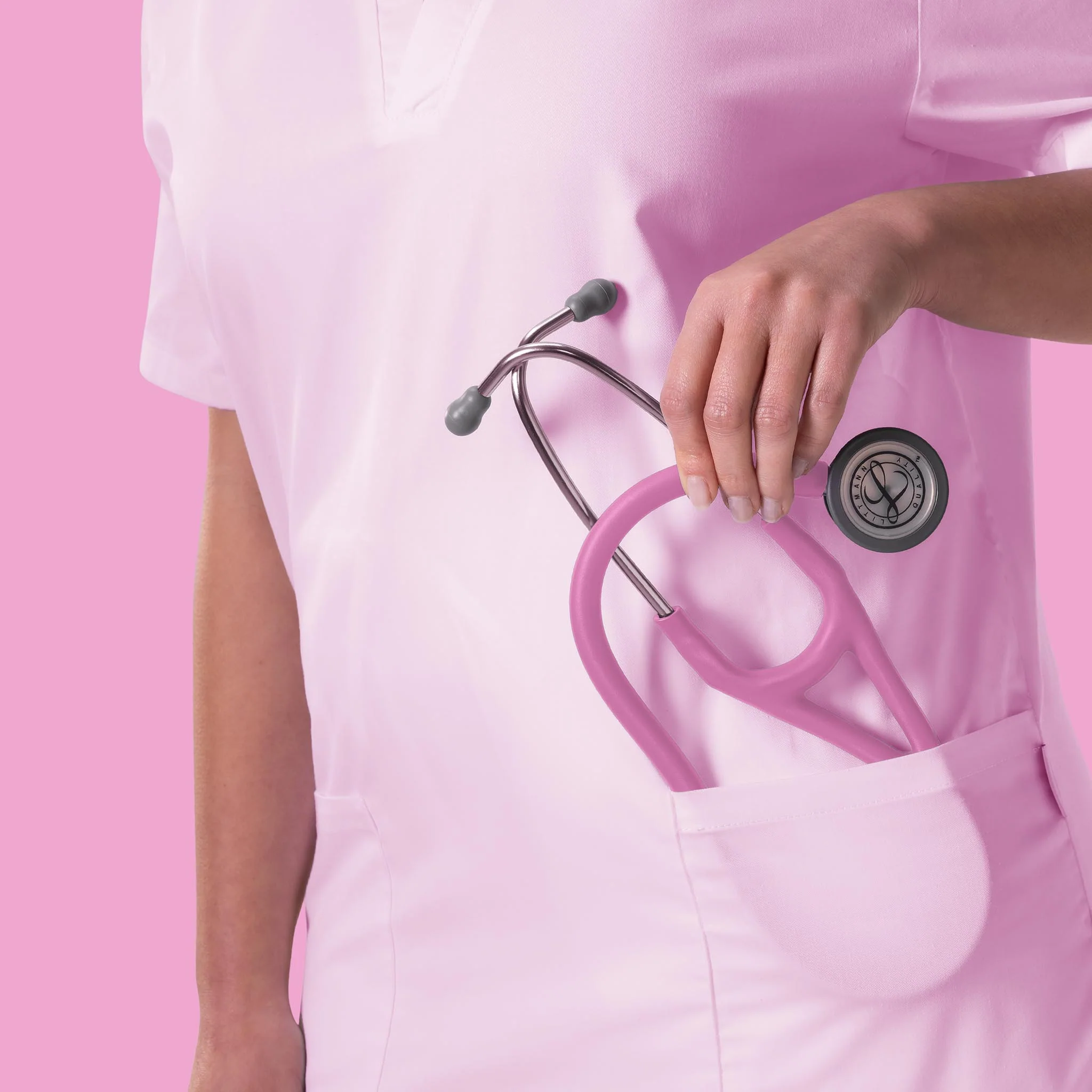 Littmann Cardiology IV Diagnostic Stethoscope: Satin Rose Pink 6159C - Image 7