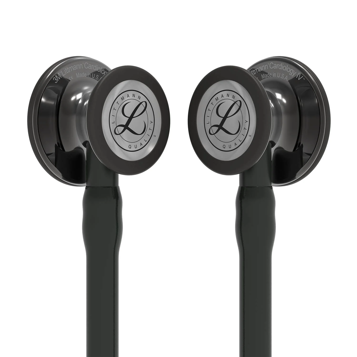 Littmann Cardiology IV Diagnostic Stethoscope: Smoke & Black - Black Stem 6232 - Image 5