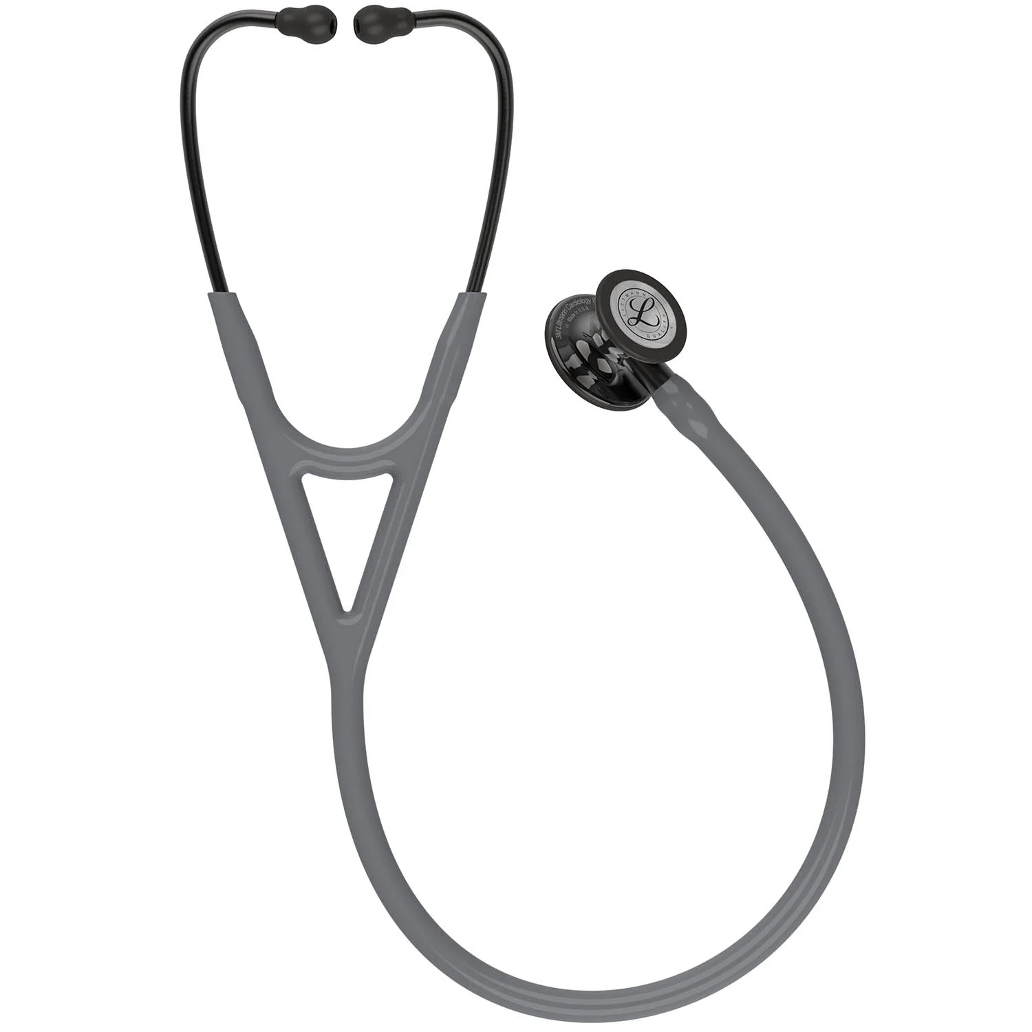 Littmann Cardiology IV Diagnostic Stethoscope: Smoke & Grey - Smoke Stem 6238 - Image 2