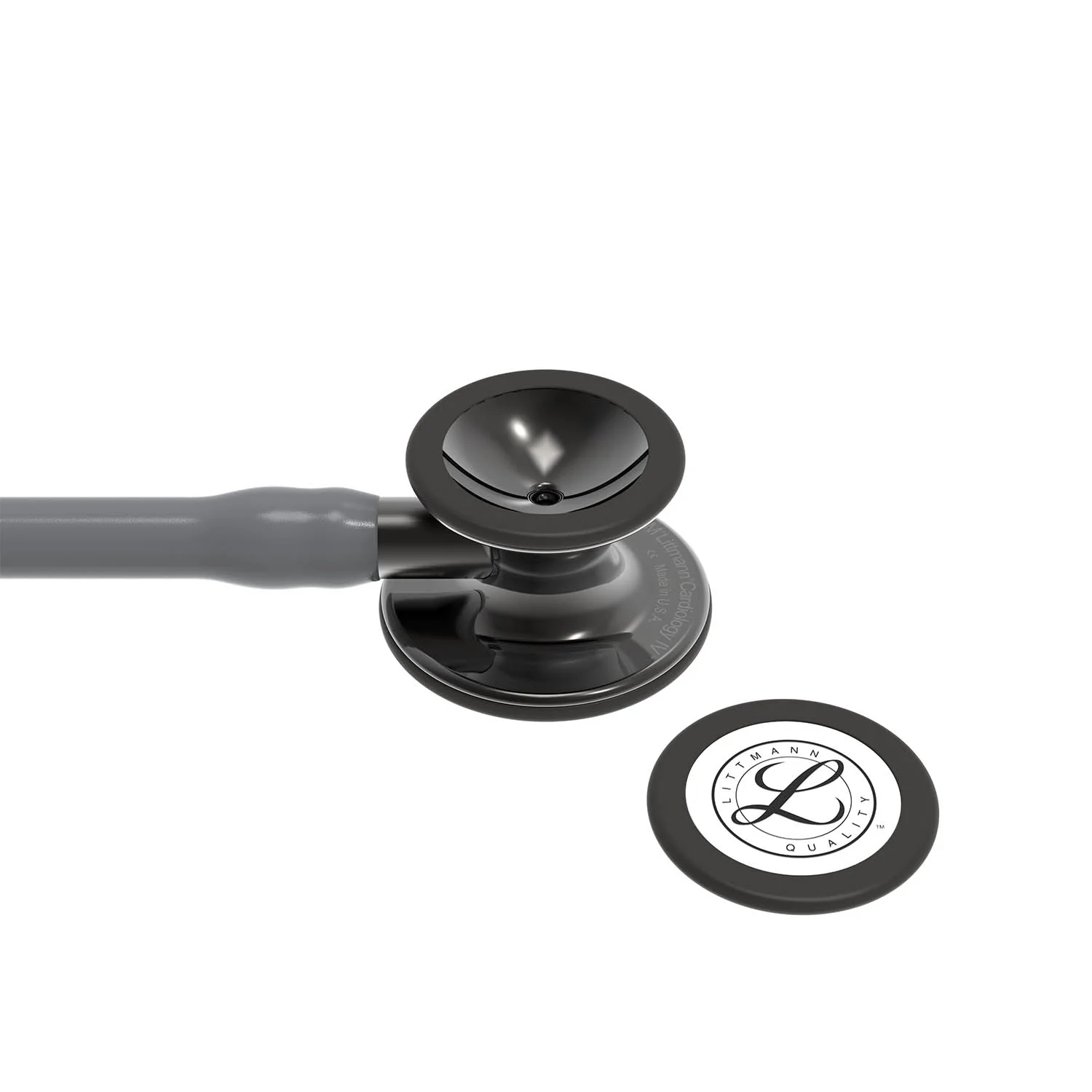 Littmann Cardiology IV Diagnostic Stethoscope: Smoke & Grey - Smoke Stem 6238 - Image 5