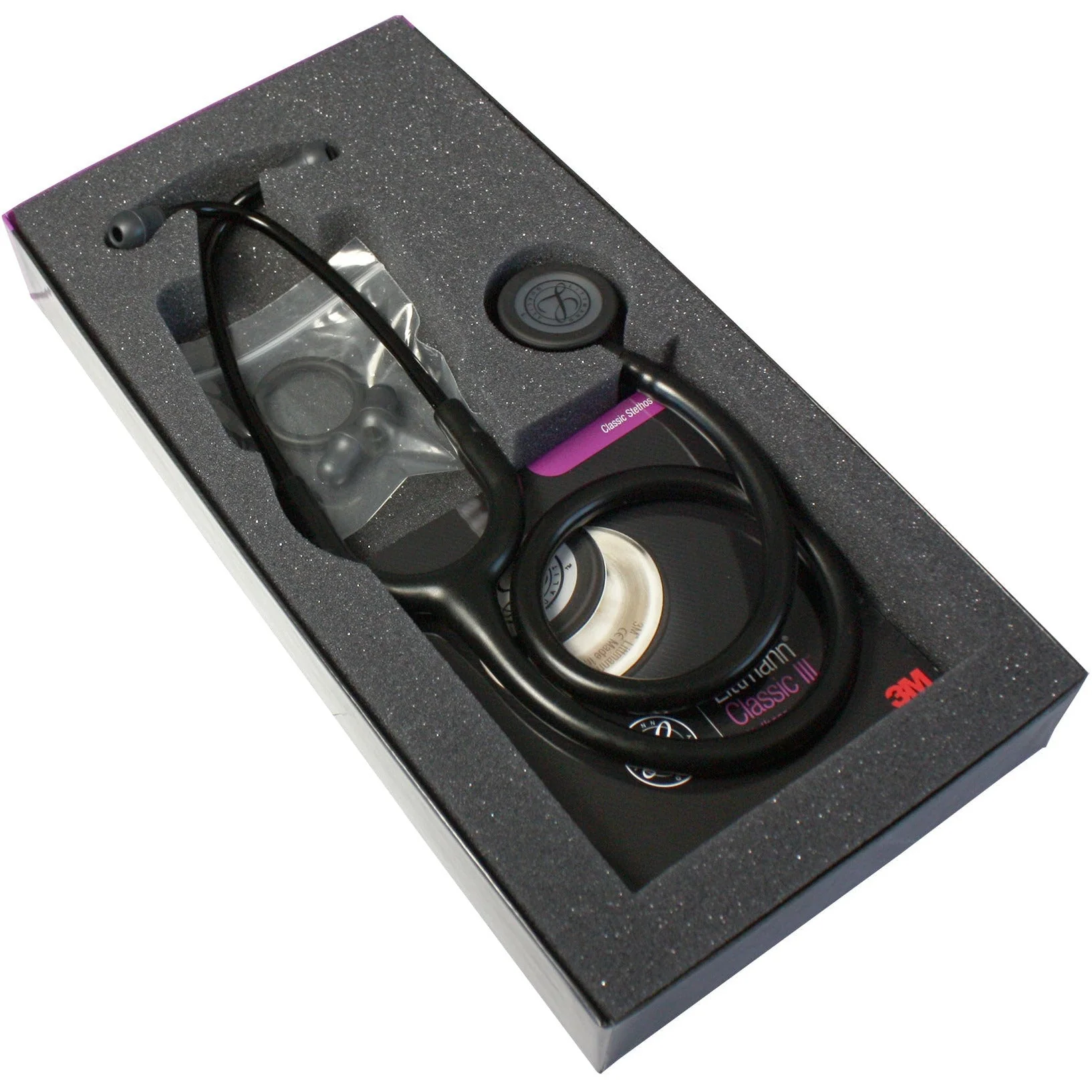 Littmann Classic III Monitoring Stethoscope: All Black 5803 - Image 10