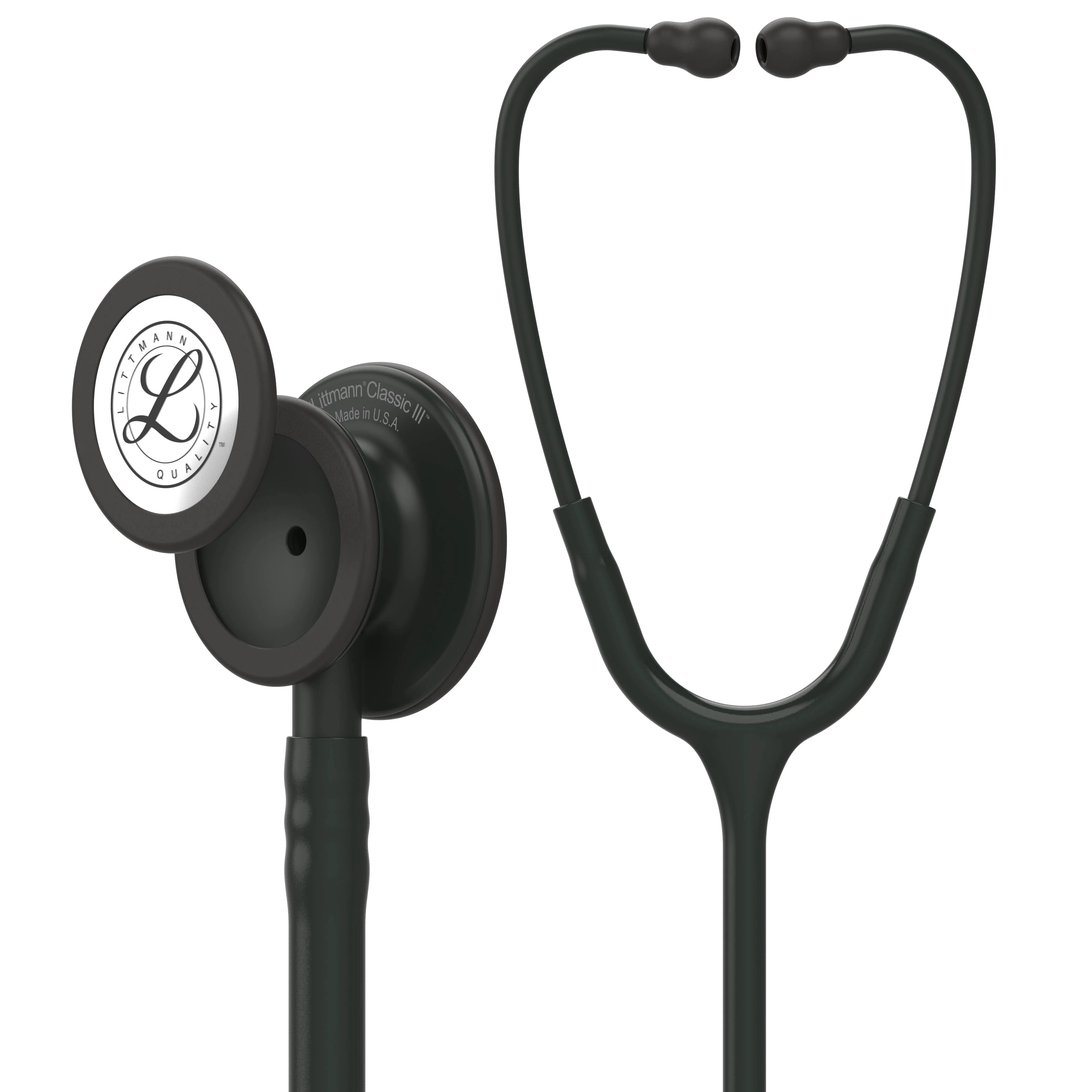Littmann Classic III Monitoring Stethoscope: All Black 5803 - Image 3