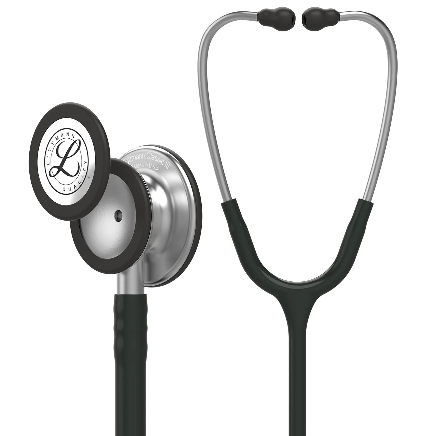 Littmann Classic III Monitoring Stethoscope: Black 5620 - Image 3