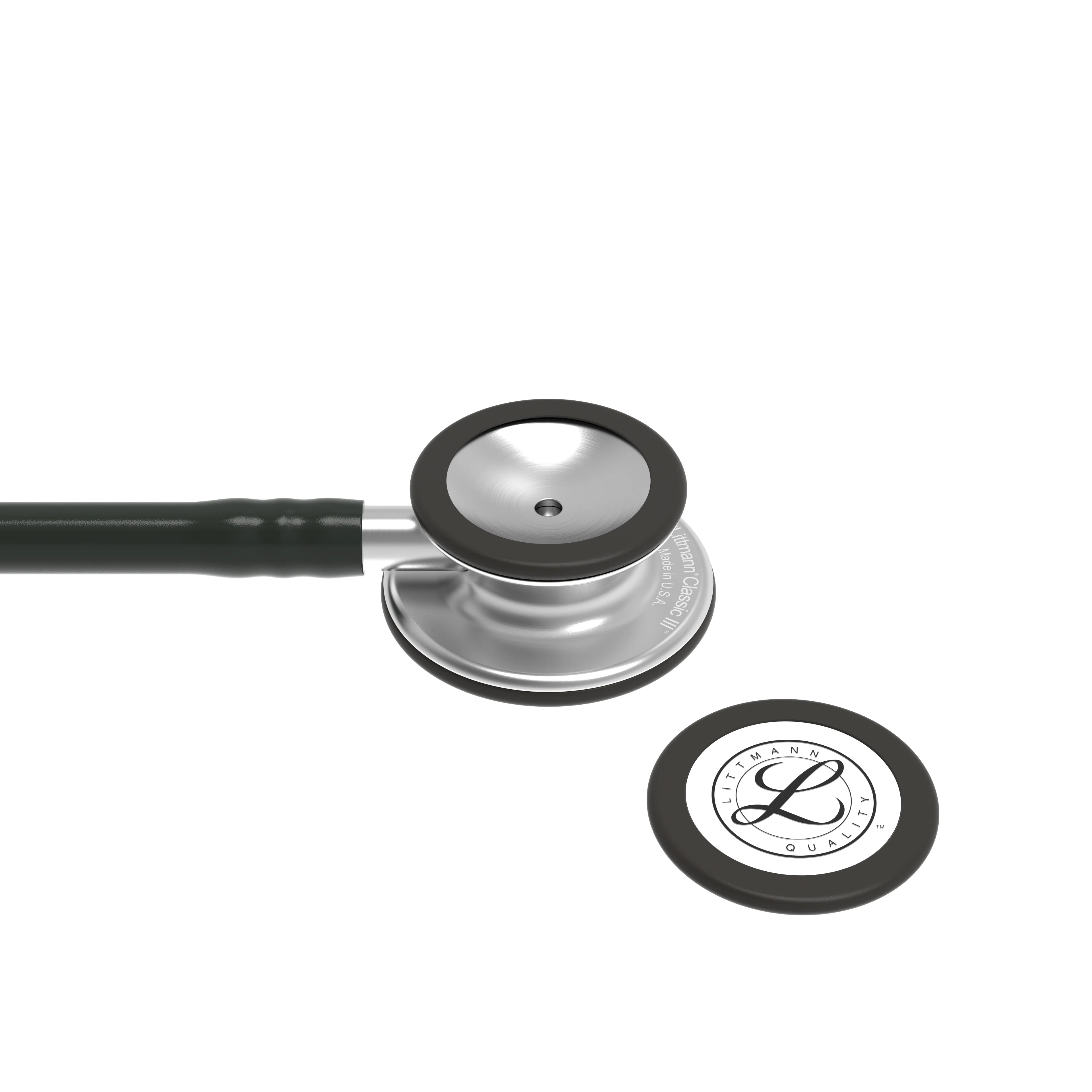 Littmann Classic III Monitoring Stethoscope: Black 5620 - Image 4