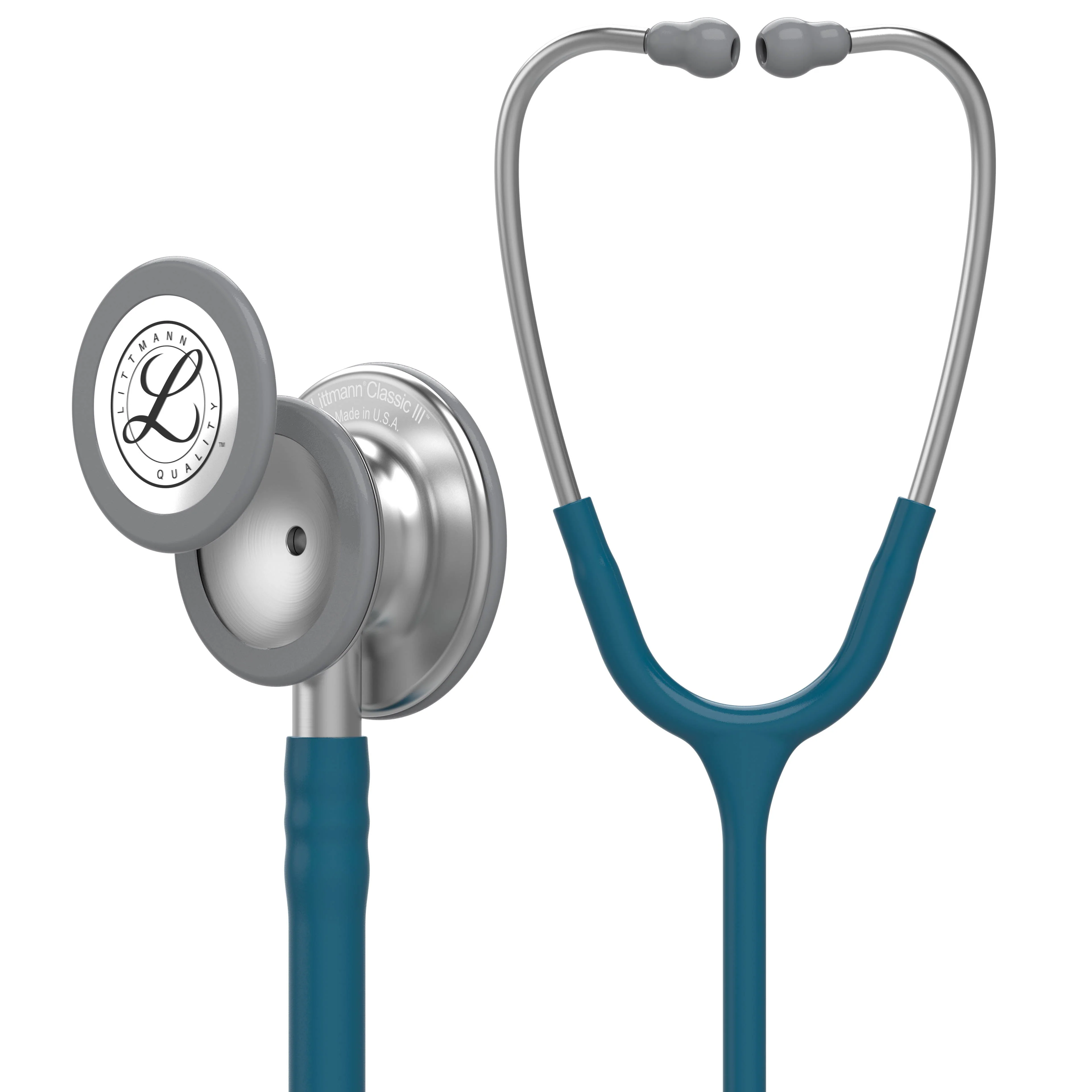 Littmann Classic III Monitoring Stethoscope: Caribbean Blue 5623 - Image 3