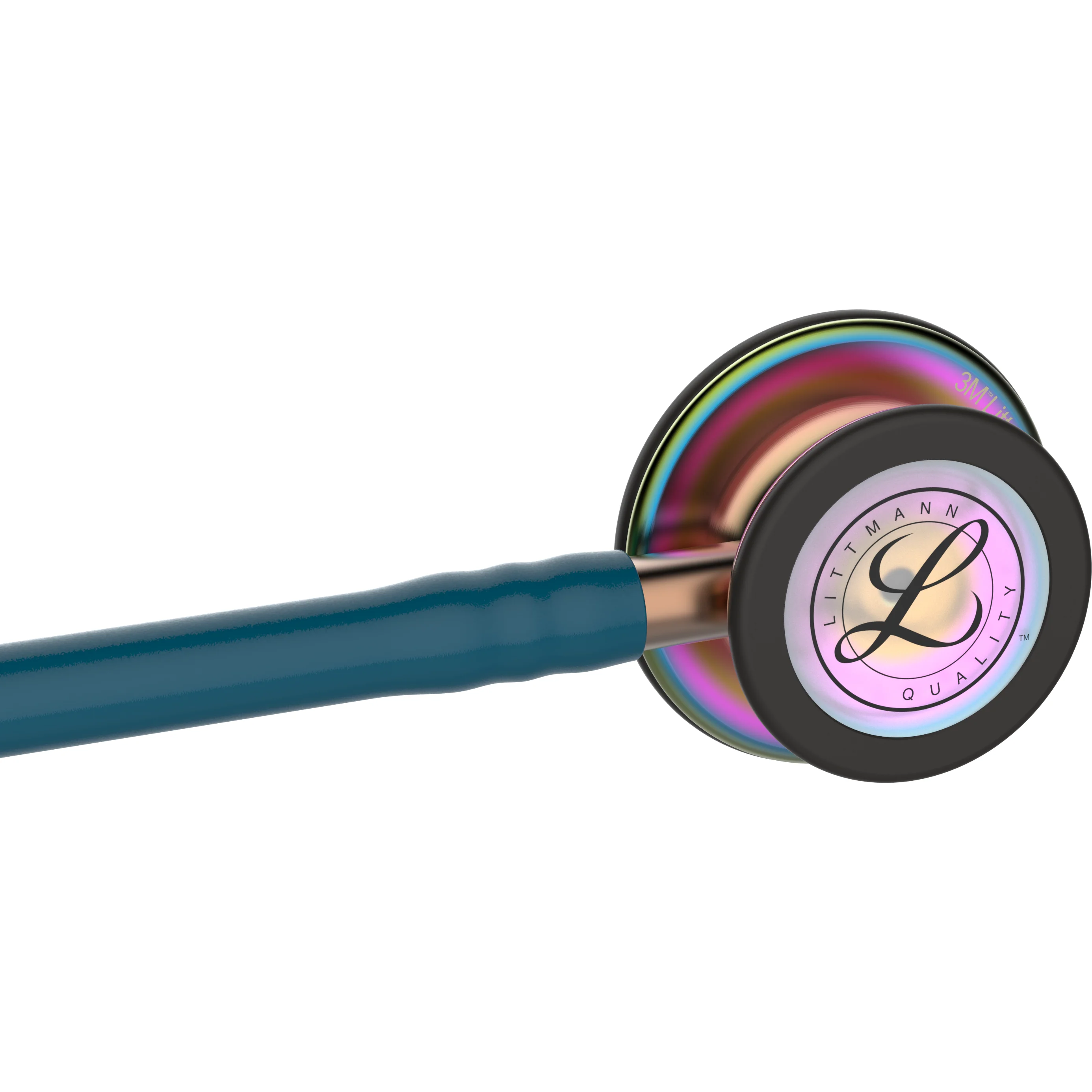 Littmann Classic III Monitoring Stethoscope: Caribbean Blue Rainbow 5807 - Image 10