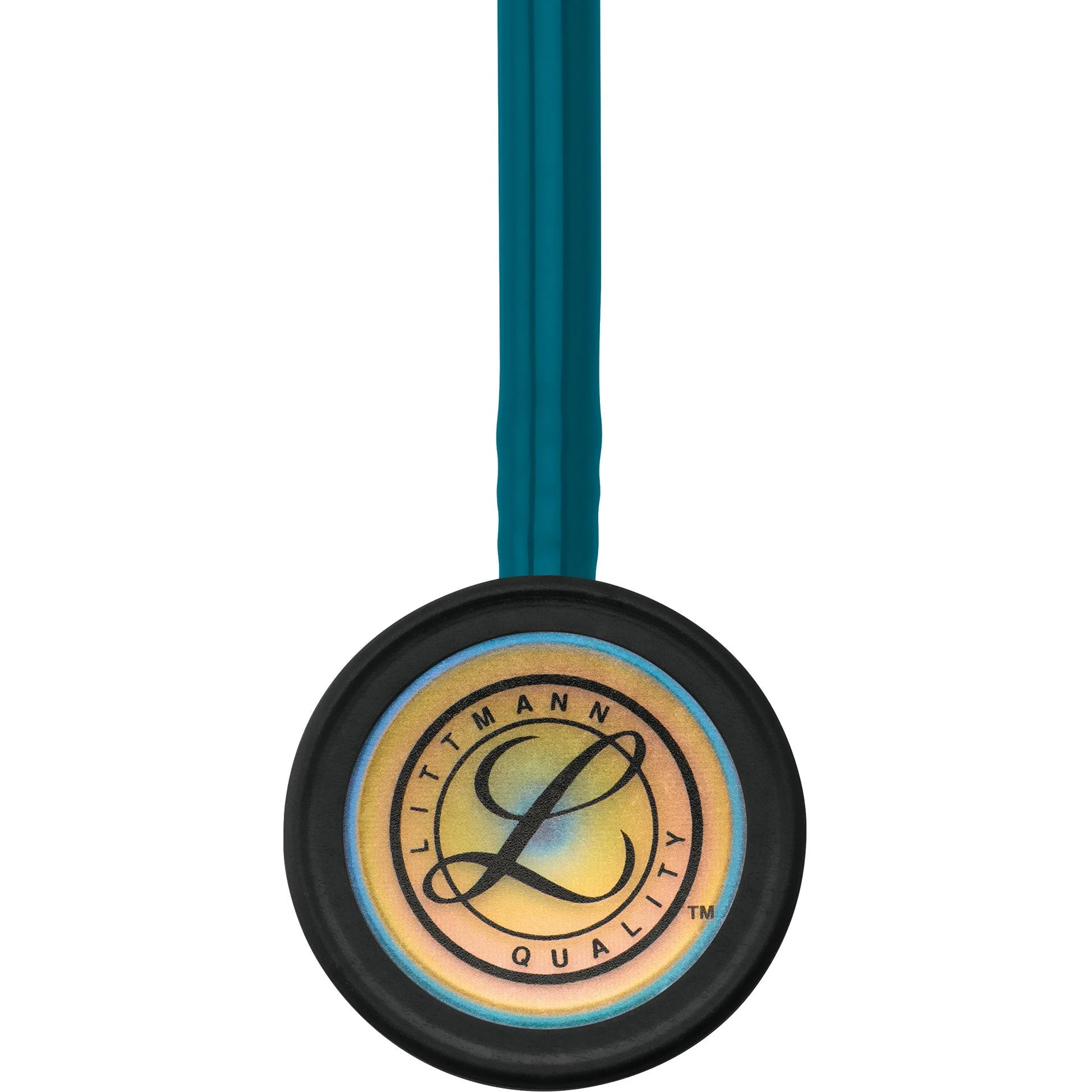Littmann Classic III Monitoring Stethoscope: Caribbean Blue Rainbow 5807 - Image 4