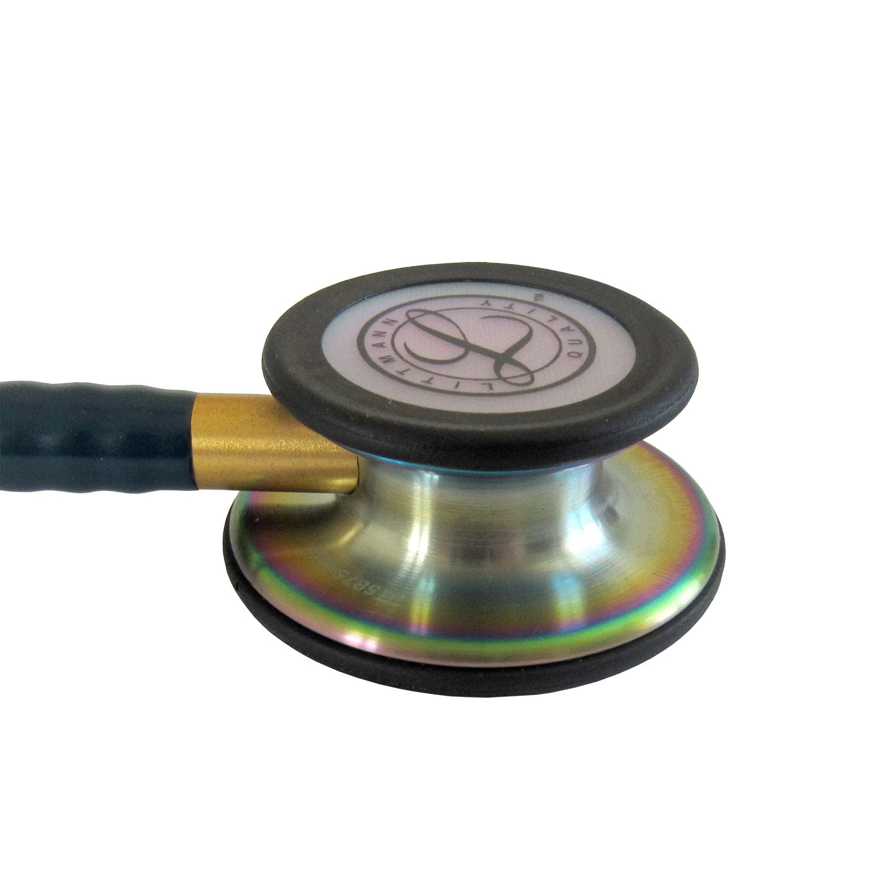 Littmann Classic III Monitoring Stethoscope: Caribbean Blue Rainbow 5807 - Image 8