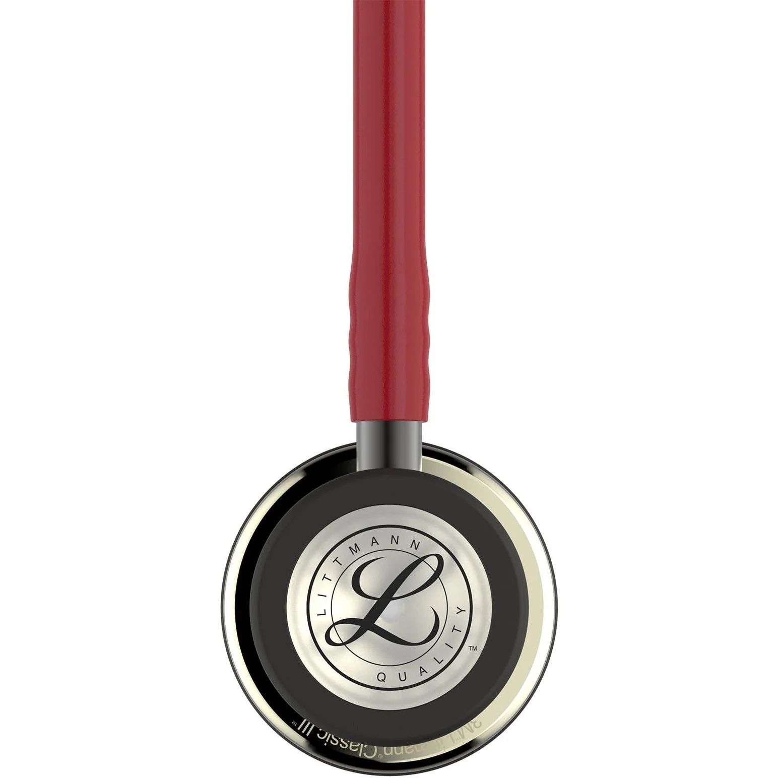 Littmann Classic III Monitoring Stethoscope: Champagne & Burgundy 5864 - Image 3