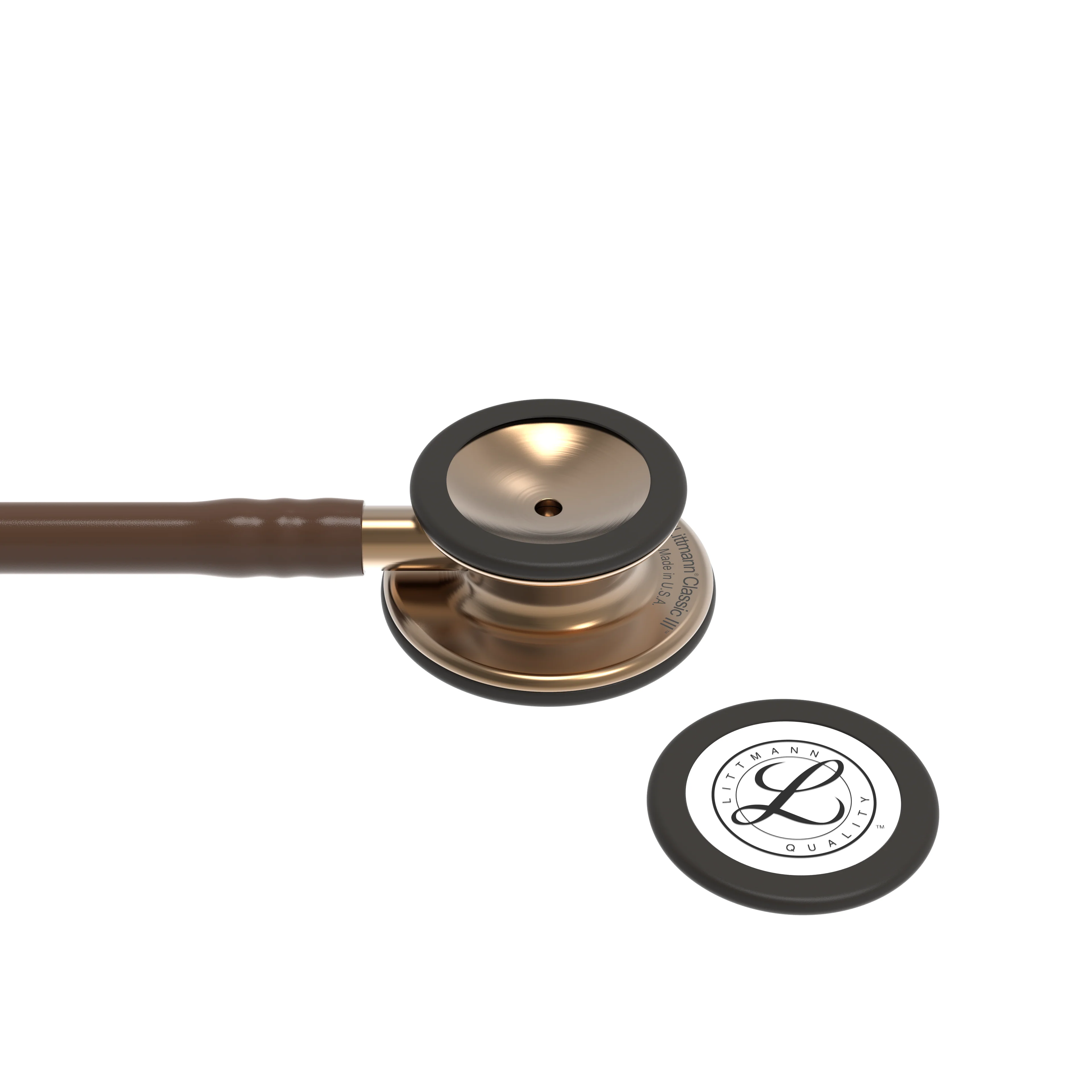Littmann Classic III Monitoring Stethoscope: Chocolate & Copper 5809 - Image 10