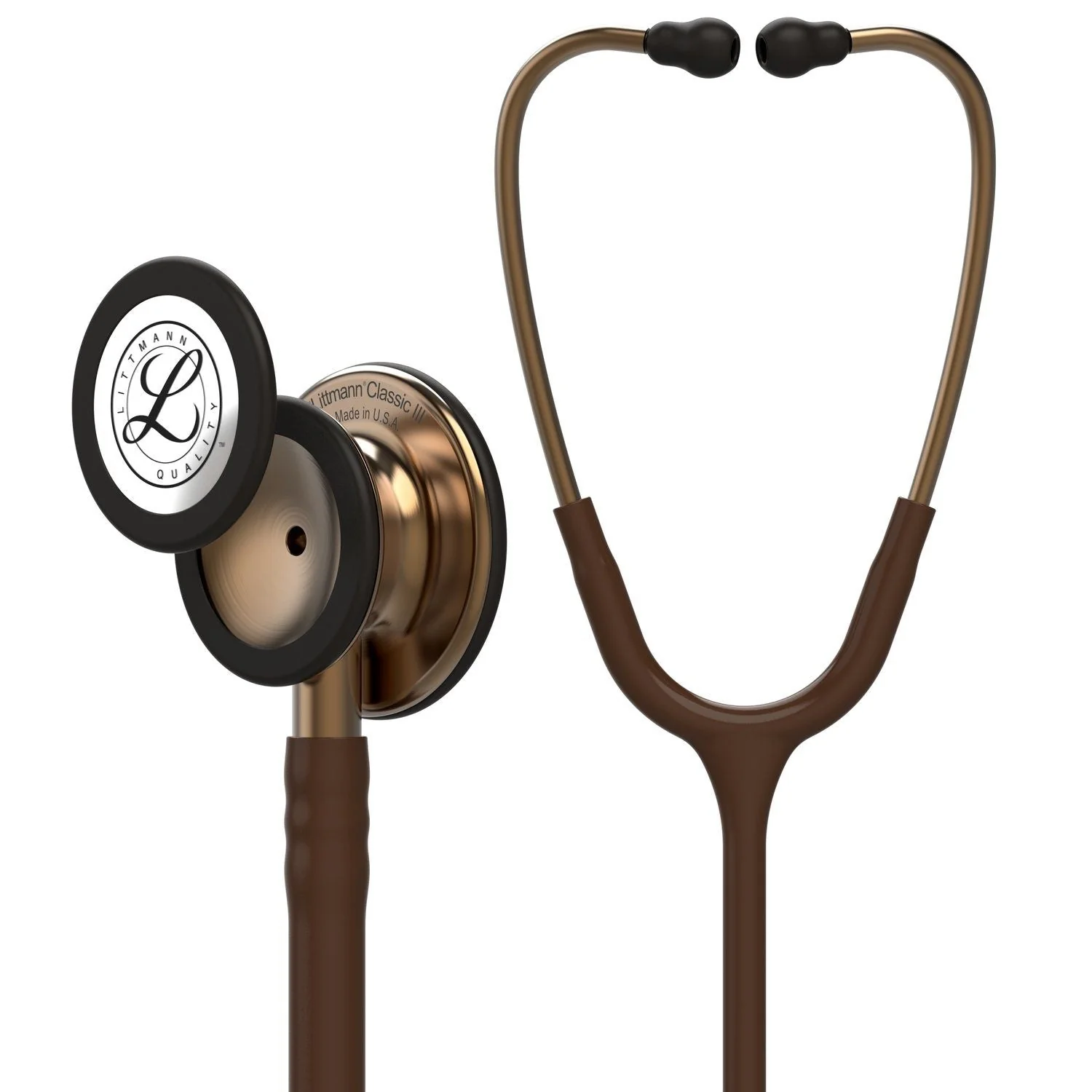 Littmann Classic III Monitoring Stethoscope: Chocolate & Copper 5809 - Image 3