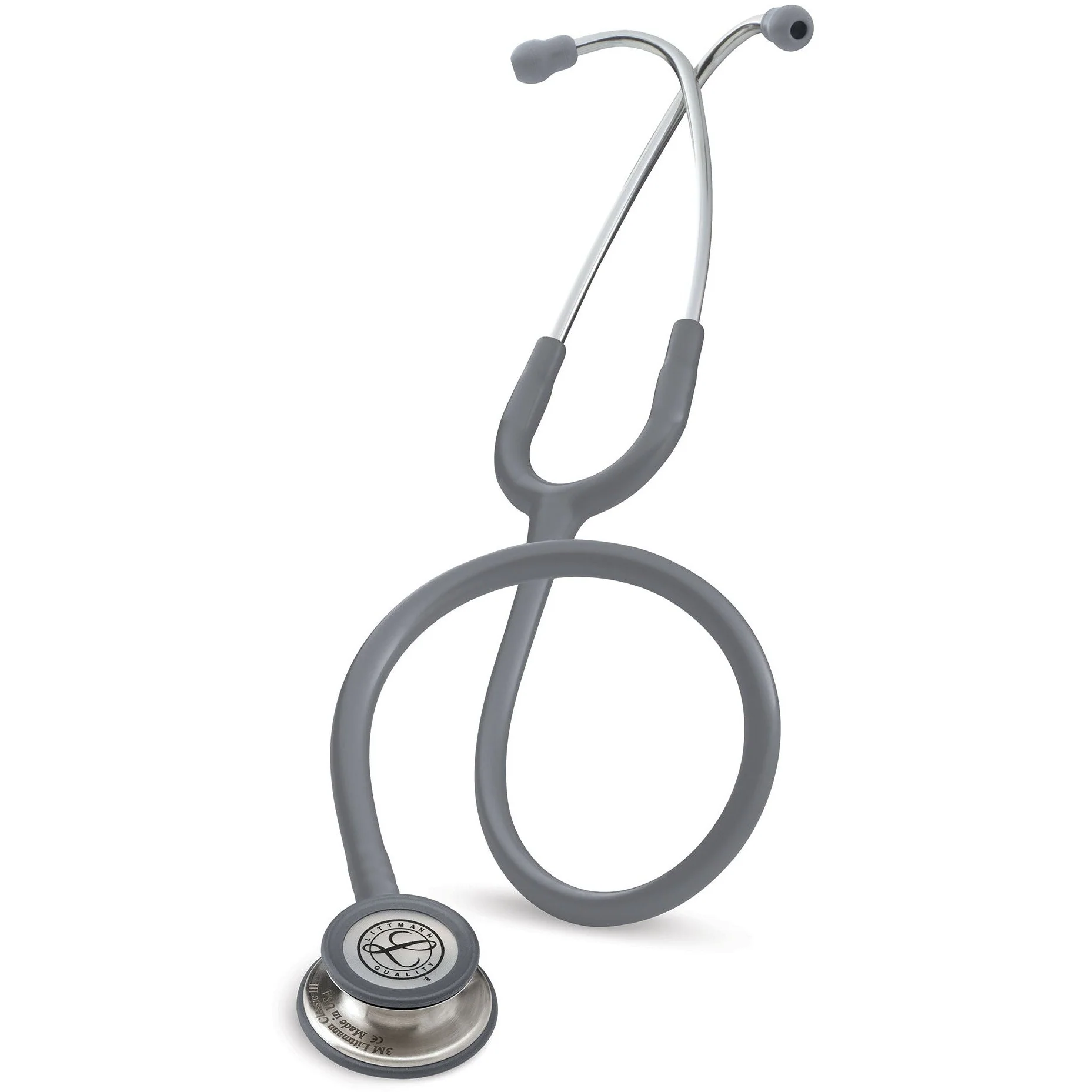 Littmann Classic III Monitoring Stethoscope: Grey 5621 - Image 3