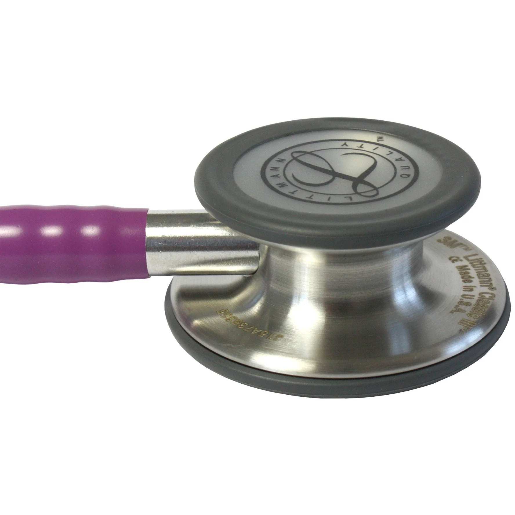 Littmann Classic III Monitoring Stethoscope: Lavender 5832 - OVER ENGRAVED - Image 10