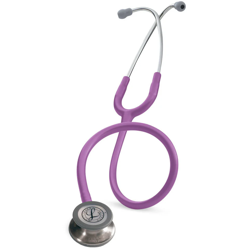 Littmann Classic III Monitoring Stethoscope: Lavender 5832 - OVER ENGRAVED - Image 2